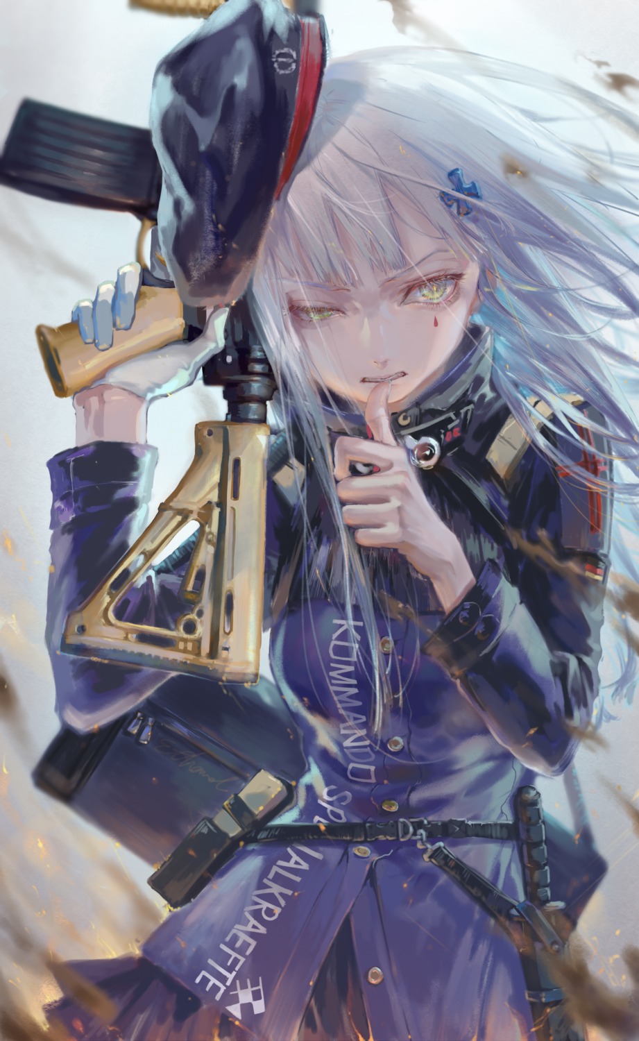 ethanol, girls_frontline, gun, hk416_(girls_frontline), uniform
