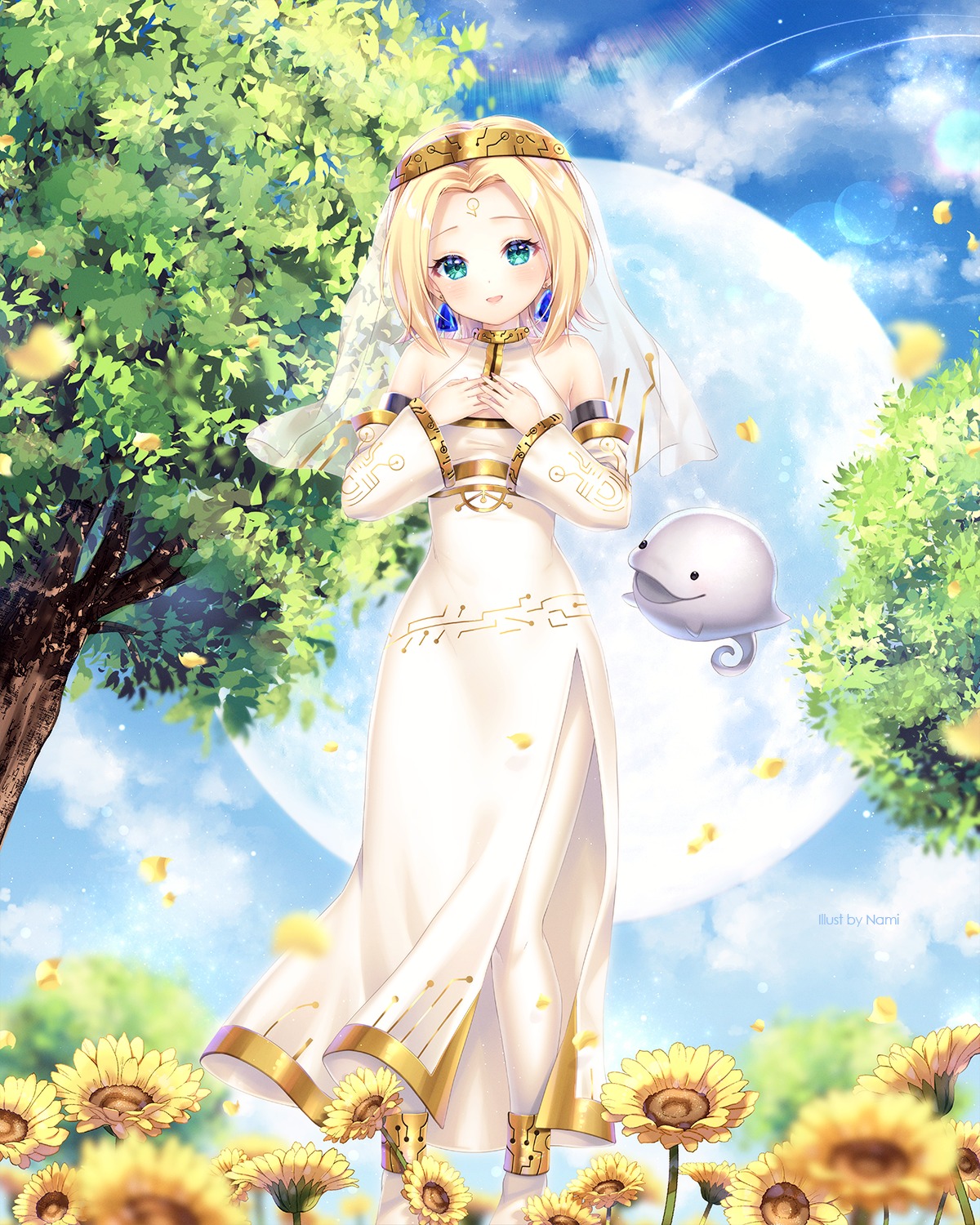 dress, eternal_arcadia, fina_(eternal_arcadia), nami_(nyaa), pantyhose, tattoo