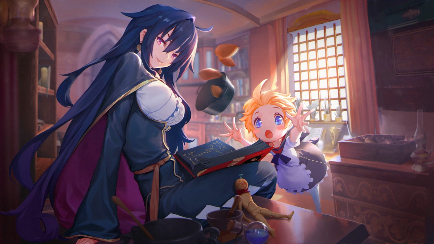 dress, nfb-zmc, refrain_no_chika_meikyuu_to_majo_no_ryodan, wallpaper