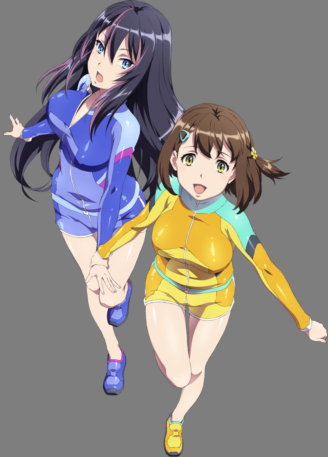 aoi_misa, bodysuit, erect_nipples, kandagawa_jet_girls, namiki_rin, tagme, transparent_png