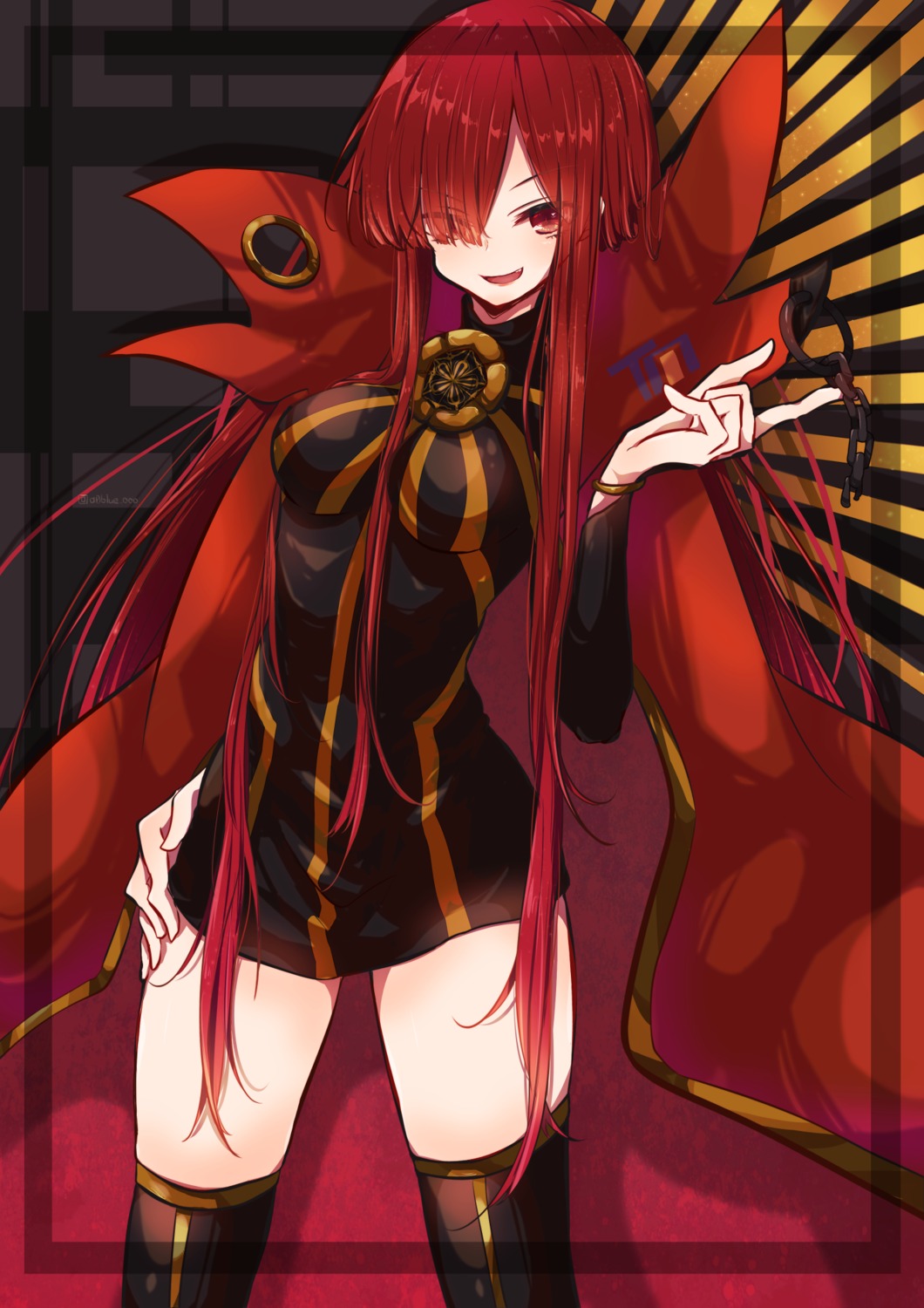 demon_king_nobunaga, fate/grand_order, tagme, thighhighs