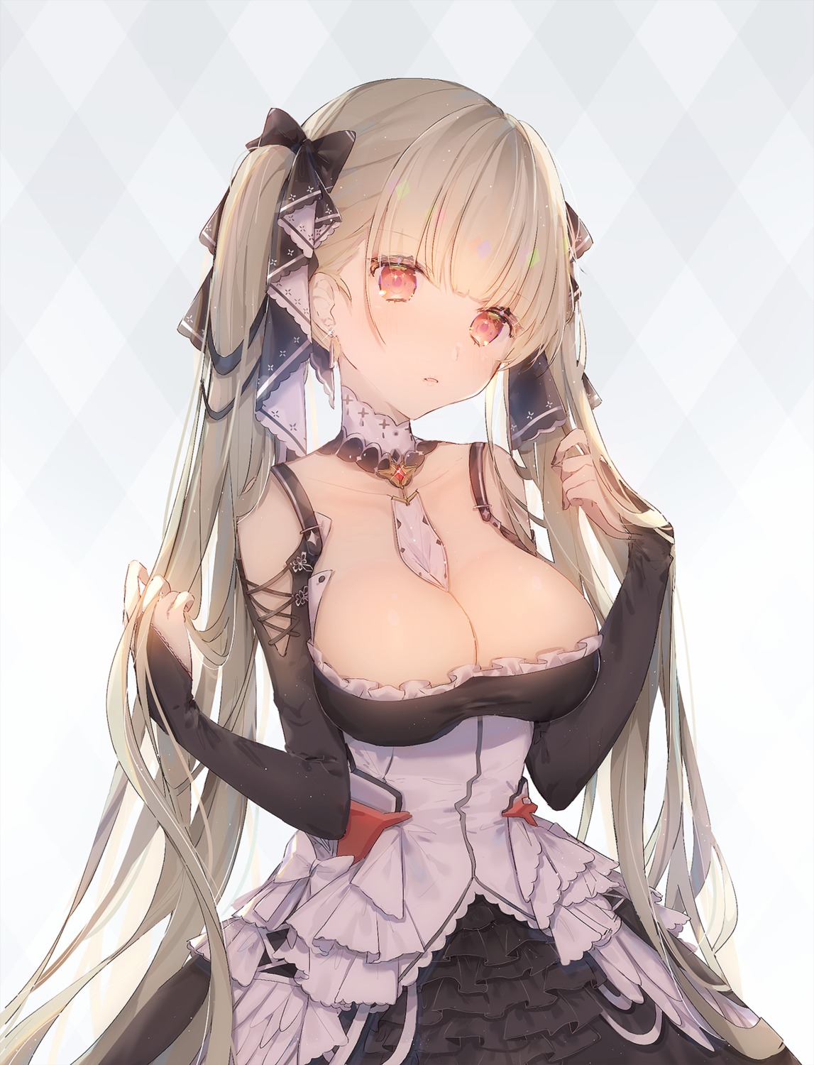 azur_lane, formidable_(azur_lane), gothic_lolita, lolita_fashion, no_bra, shiromi