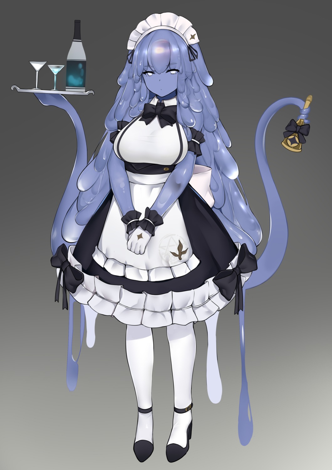 heels, maid, monster_girl, slm, tentacles