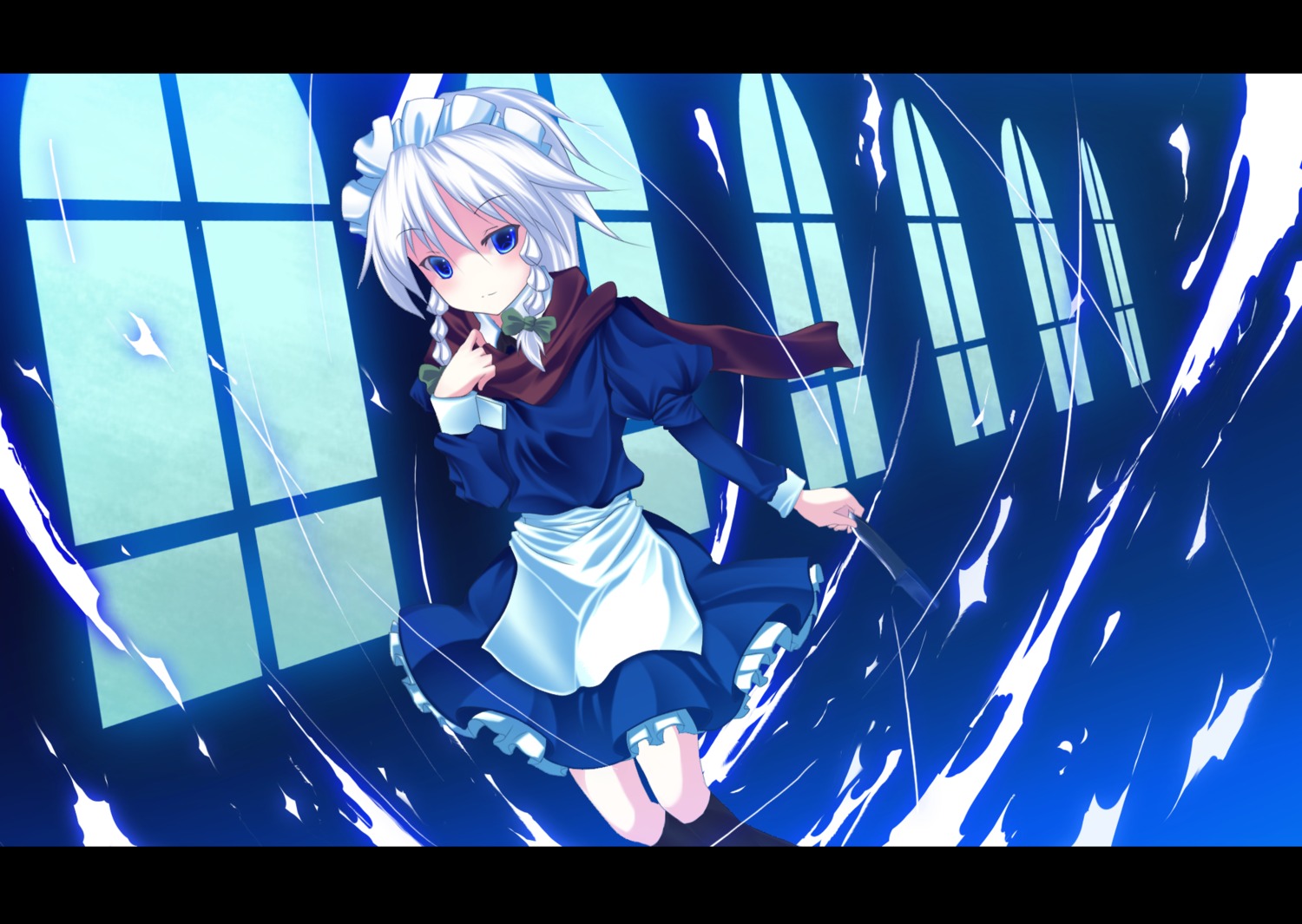 izayoi_sakuya, kiyomin, touhou, wallpaper