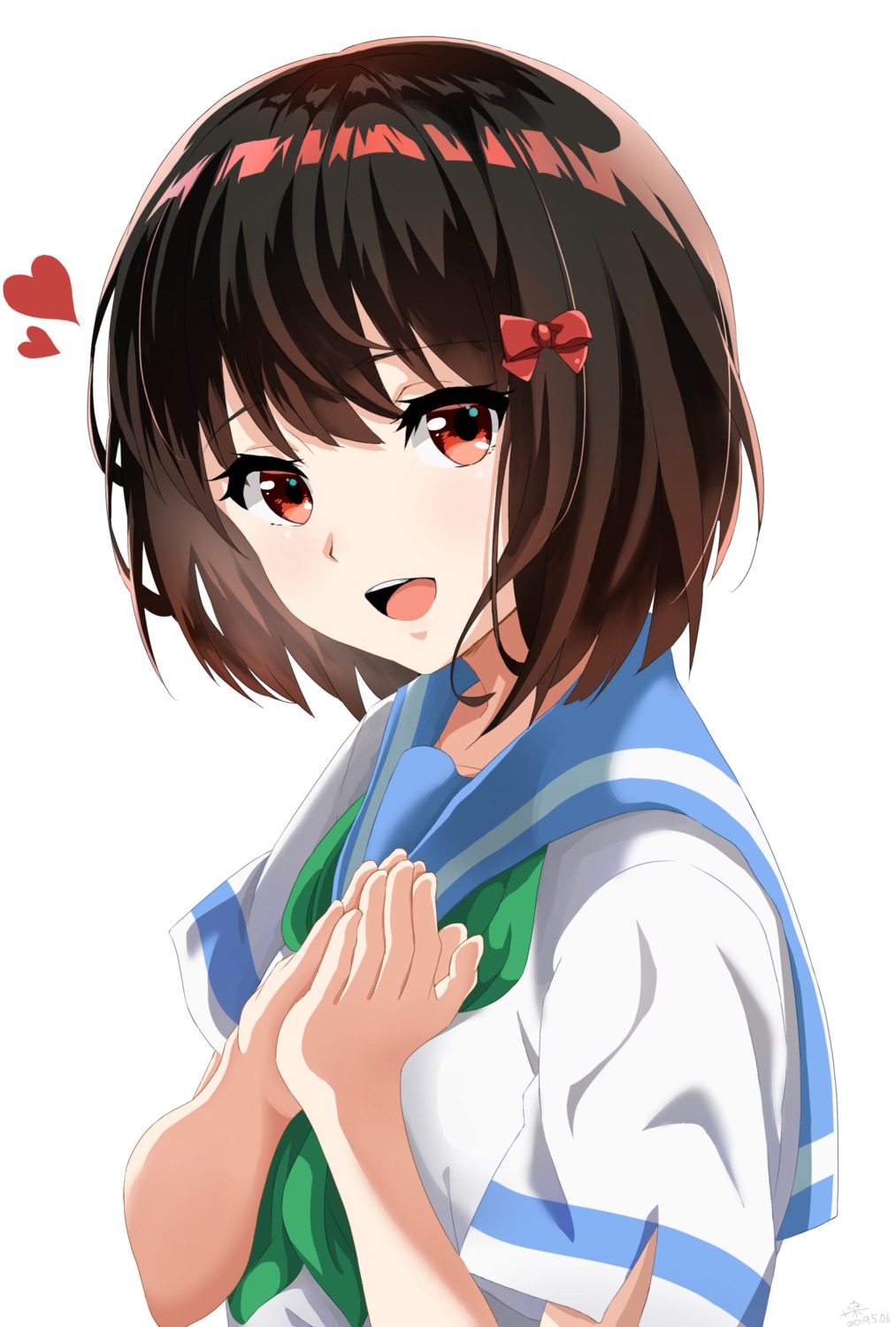 breast_hold, hibike!_euphonium, hisaishi_kanade, raku_rakugaki, seifuku