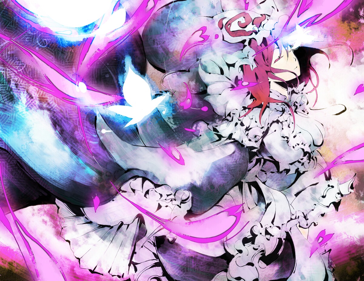 dain, kimono, saigyouji_yuyuko, touhou