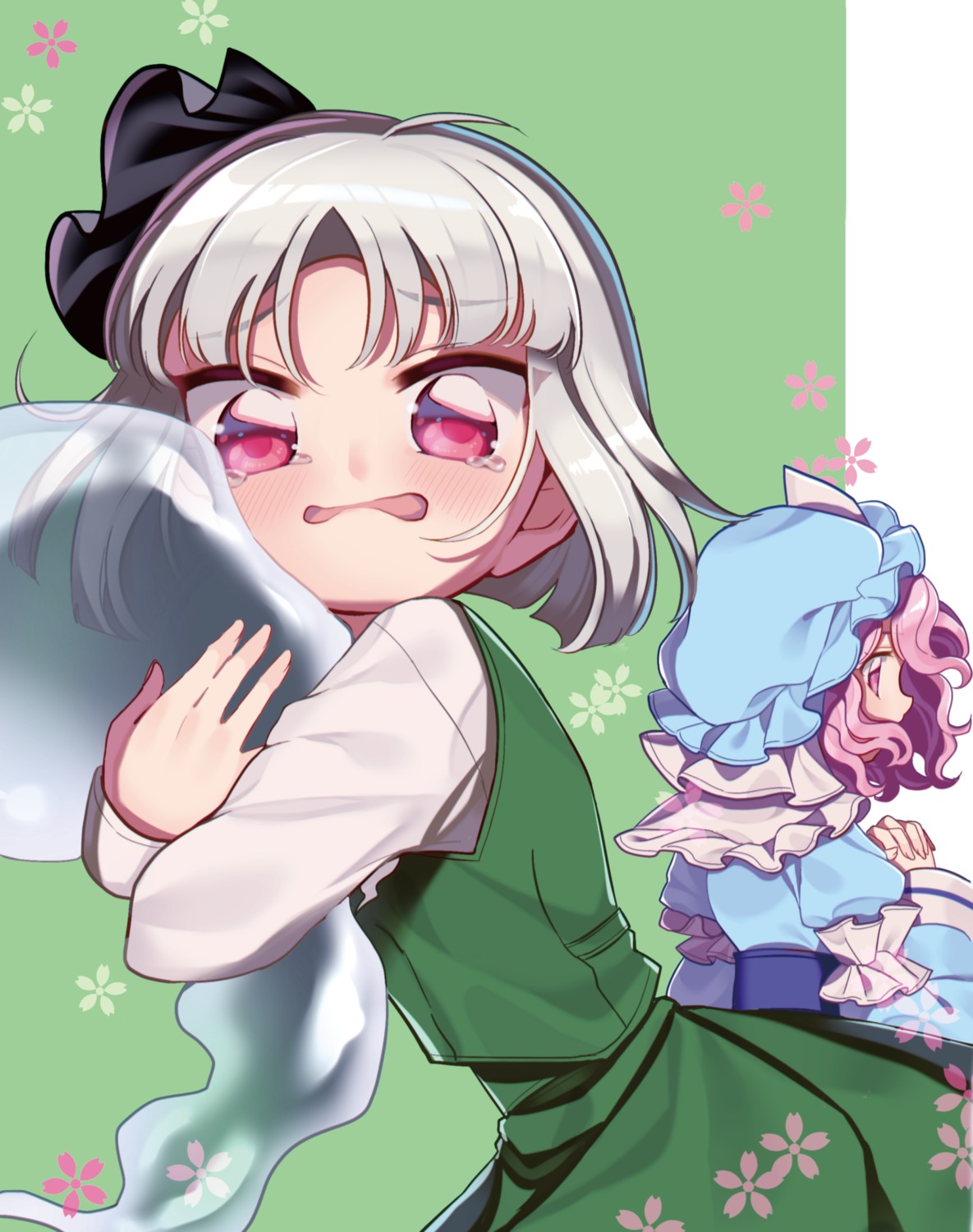 konpaku_youmu, saigyouji_yuyuko, satomachi, touhou
