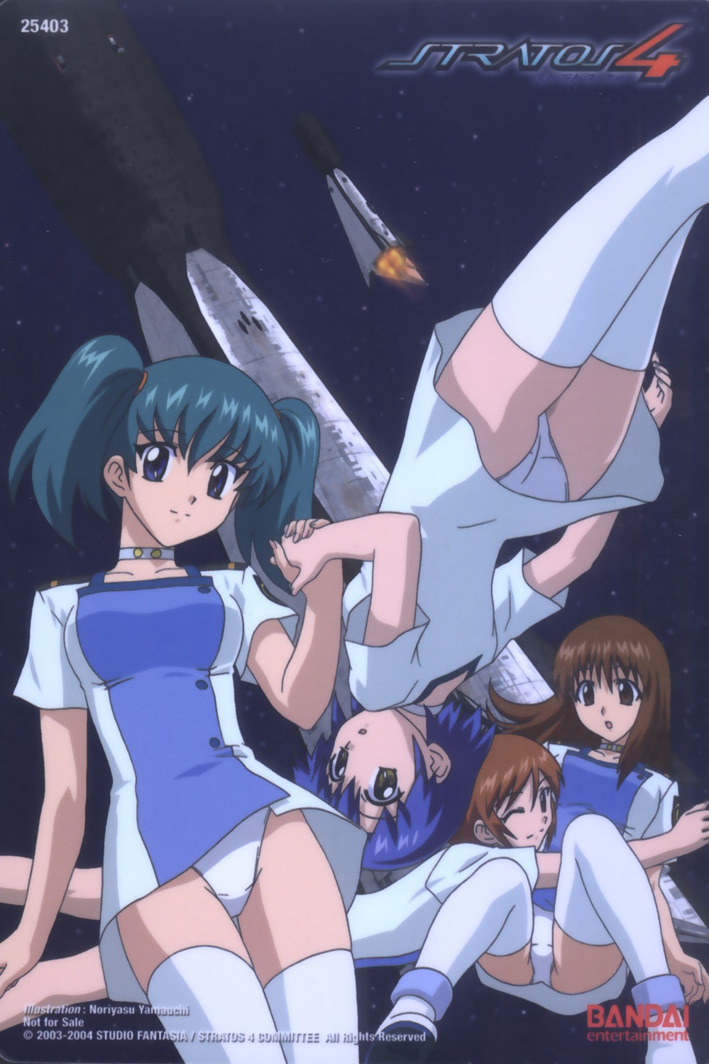 doi_shizuha, honjou_mikaze, kikuhara_karin, nakamura_ayamo, pantsu, stratos_4, thighhighs, yamauchi_noriyasu