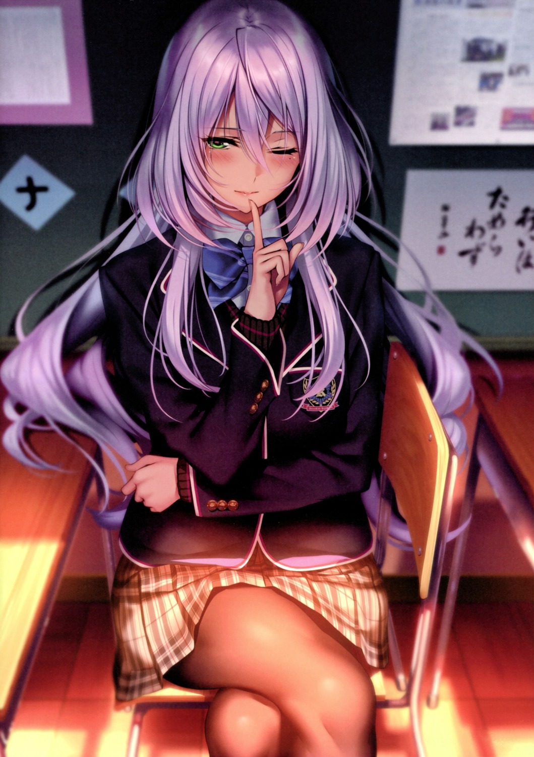 amagasa_tsuzuri, hanikami_kanojo, pantyhose, piromizu, seifuku, skirt_lift, sweater