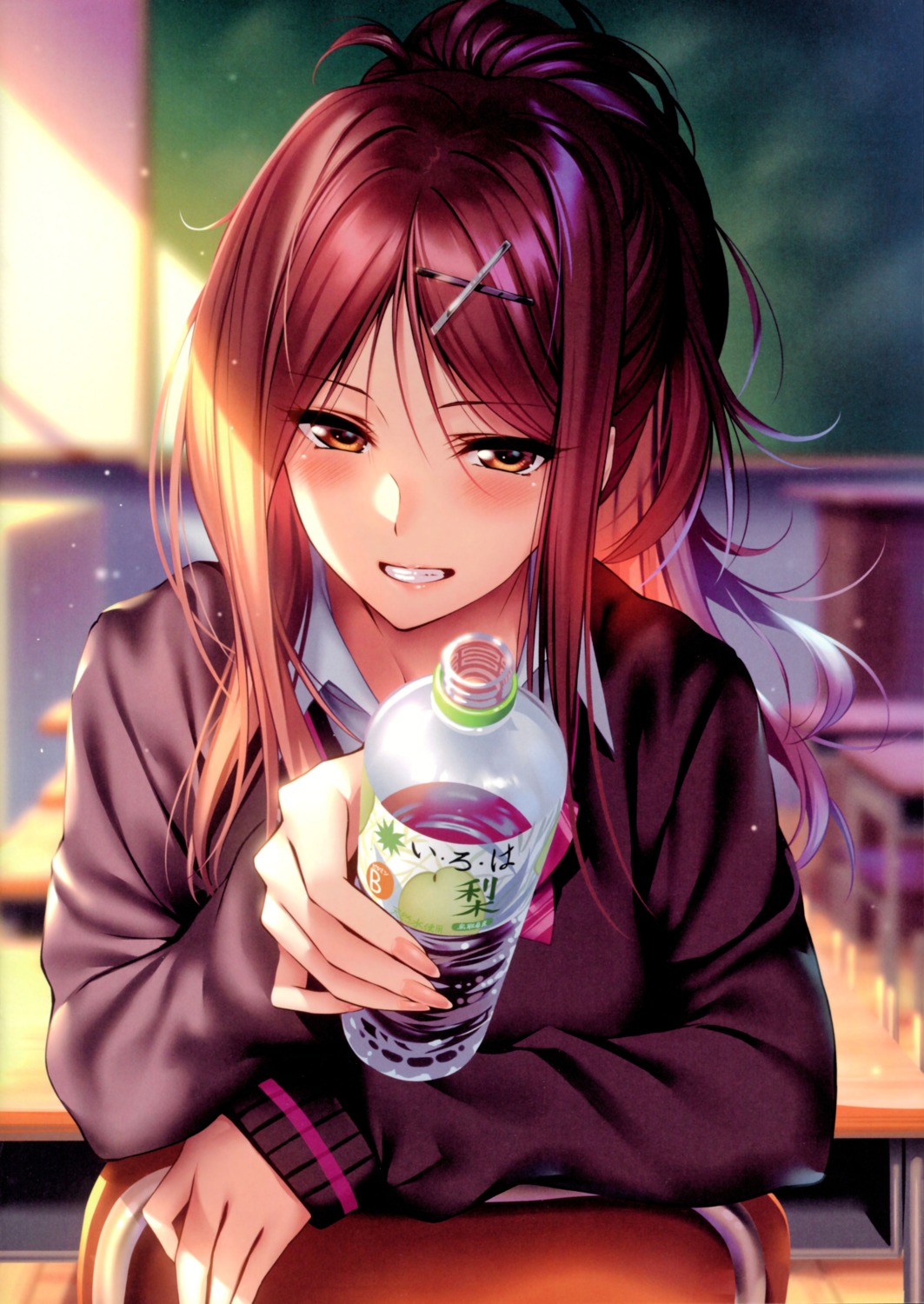 hanikami_kanojo, myouga_satsuki, piromizu, seifuku, sweater