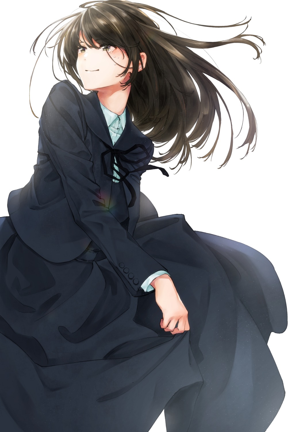 seifuku, skirt_lift, tachibana_komoro
