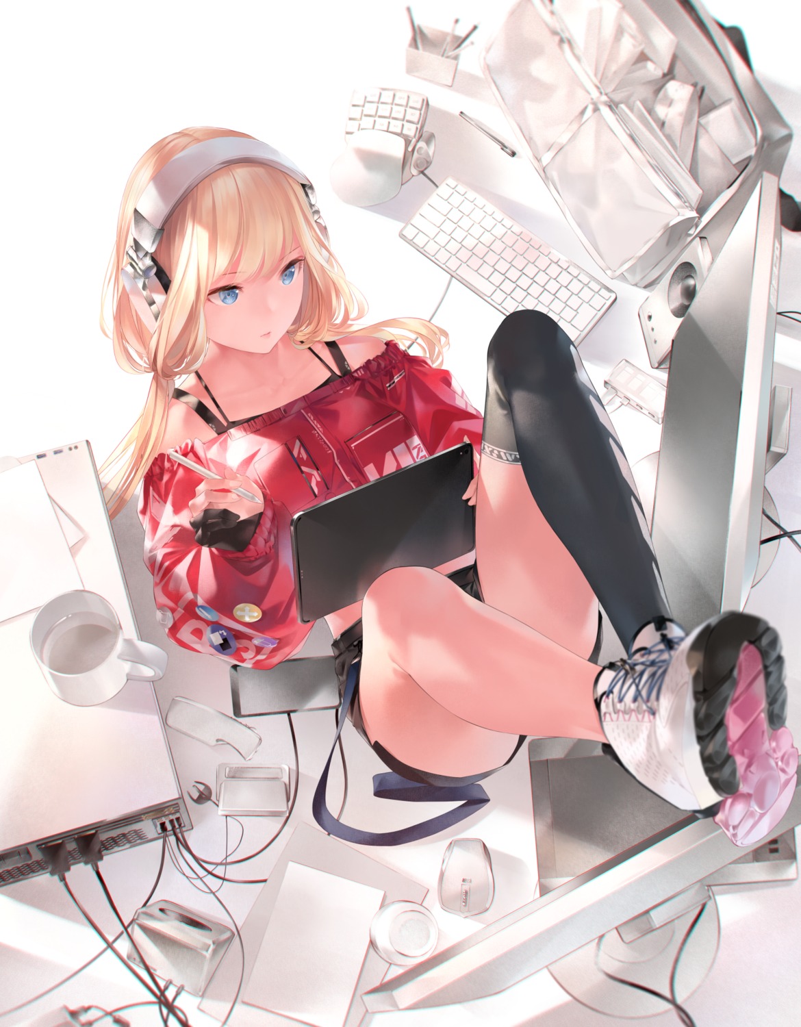 headphones, sousou_(sousouworks)