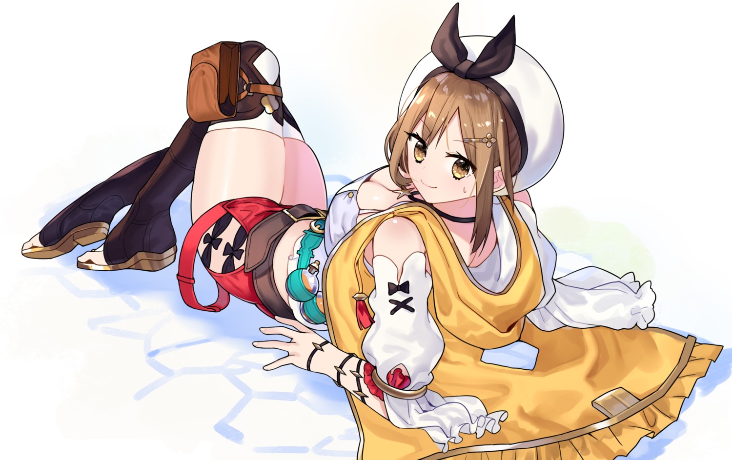 alvein6, atelier, atelier_ryza, cleavage, reisalin_stout, thighhighs