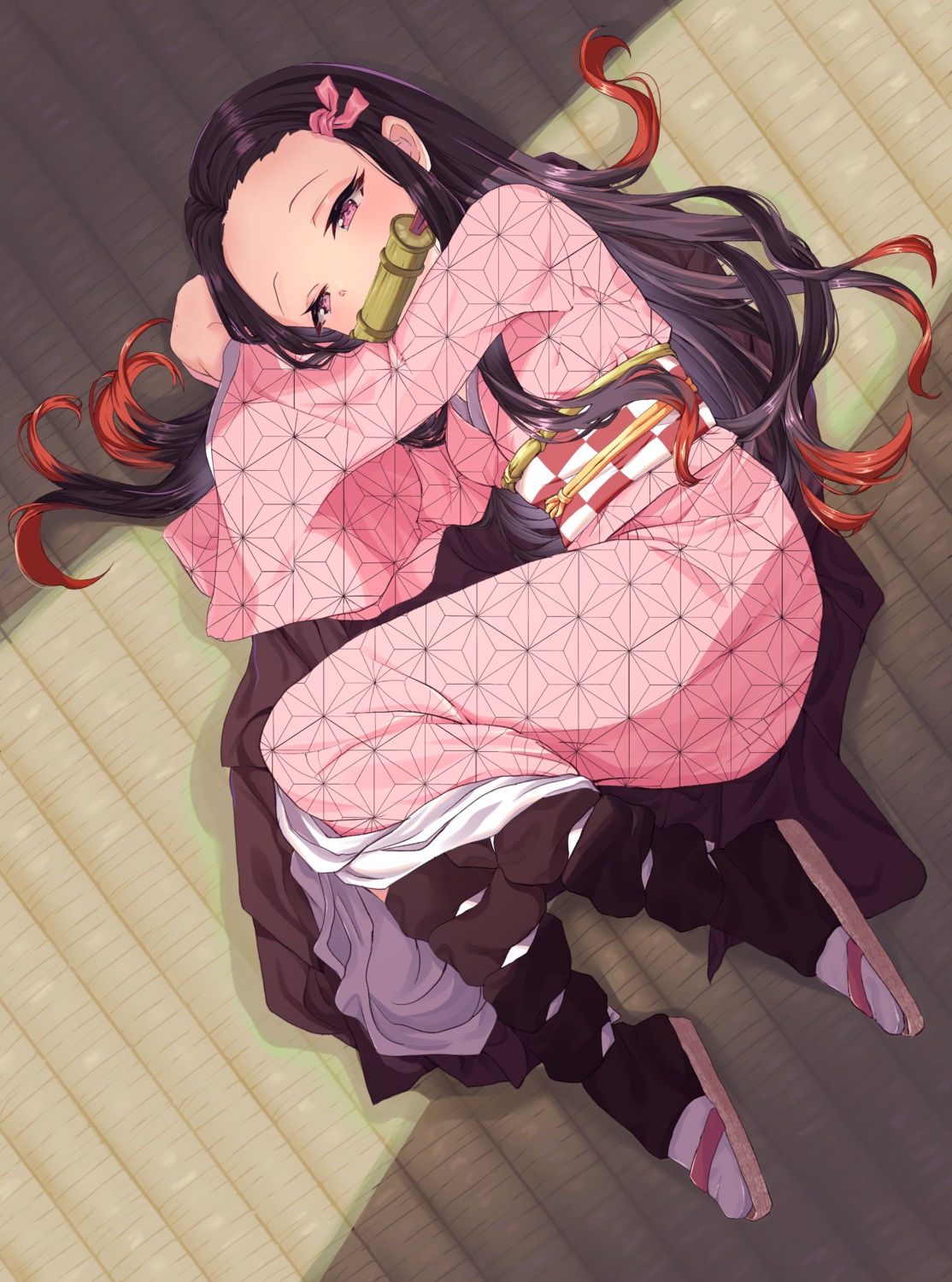 japanese_clothes, kamado_nezuko, kimetsu_no_yaiba, mirei-yume