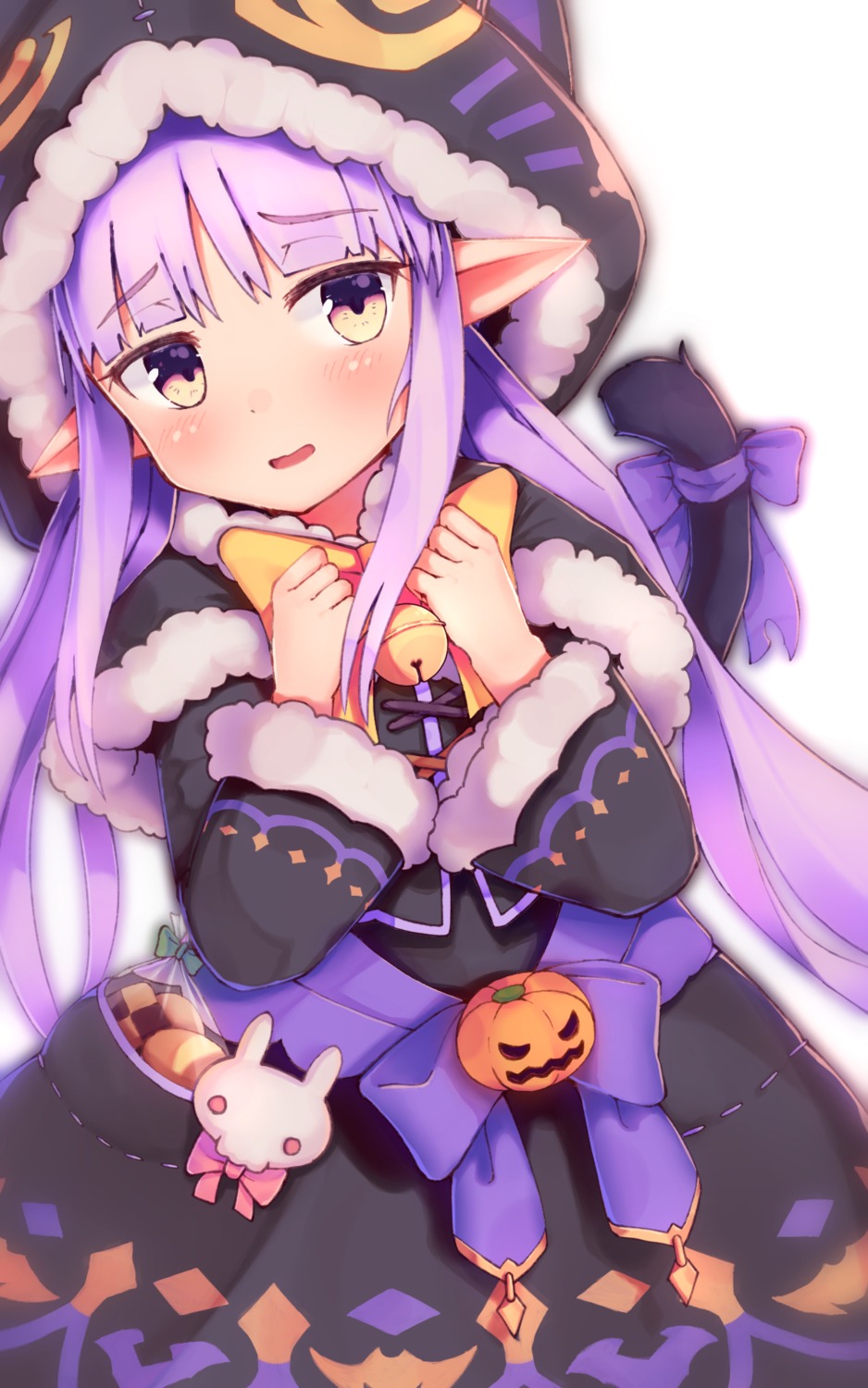 halloween, hikawa_kyouka, jiyasumocomoco, pointy_ears, princess_connect!, princess_connect!_re:dive