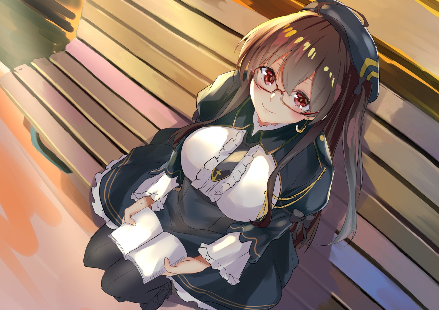 azur_lane, kemo_nini, london_(azur_lane), megane