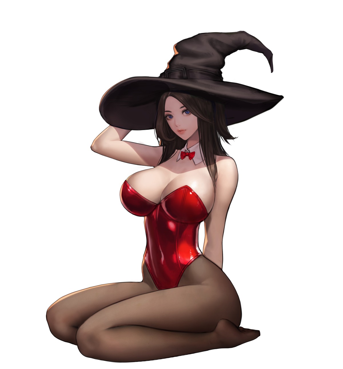 kim_jungon, leotard, pantyhose, witch
