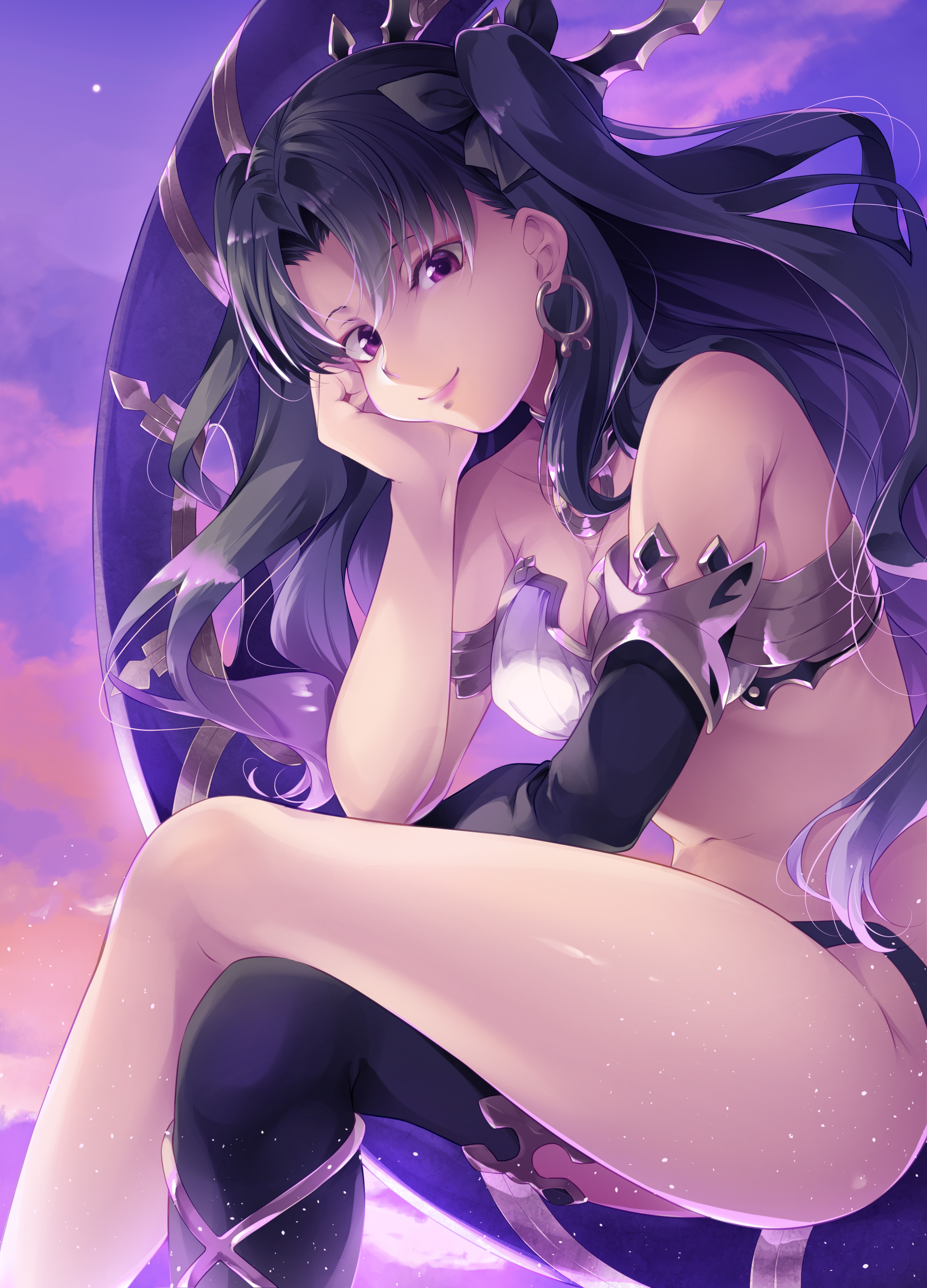 bikini_armor, cleavage, fate/grand_order, ishtar_(fate), mukunokino_isshiki, thighhighs