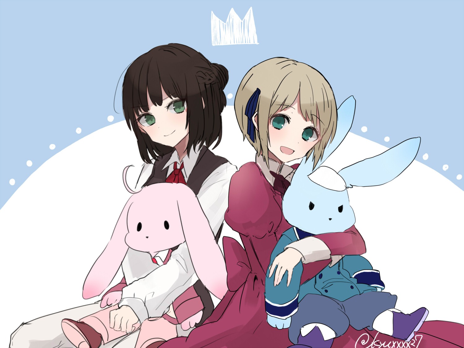 czech_republic_(hetalia), dress, furumachi, hetalia_axis_powers, liechtenstein