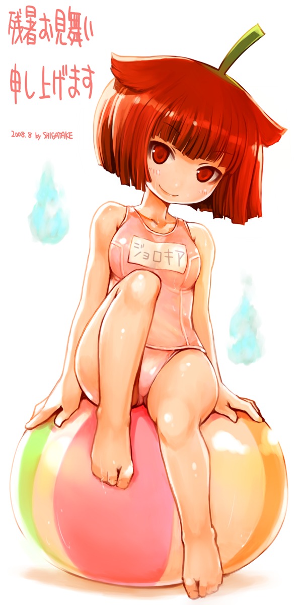 anthropomorphization, habanero-tan, jolokia, school_swimsuit, shigatake, swimsuits