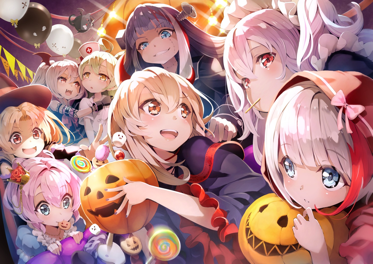 admiral_graf_spee_(azur_lane), ayanami_(azur_lane), azur_lane, cleveland_(azur_lane), deutschland_(azur_lane), eldridge_(azur_lane), halloween, hoshizaki_reita