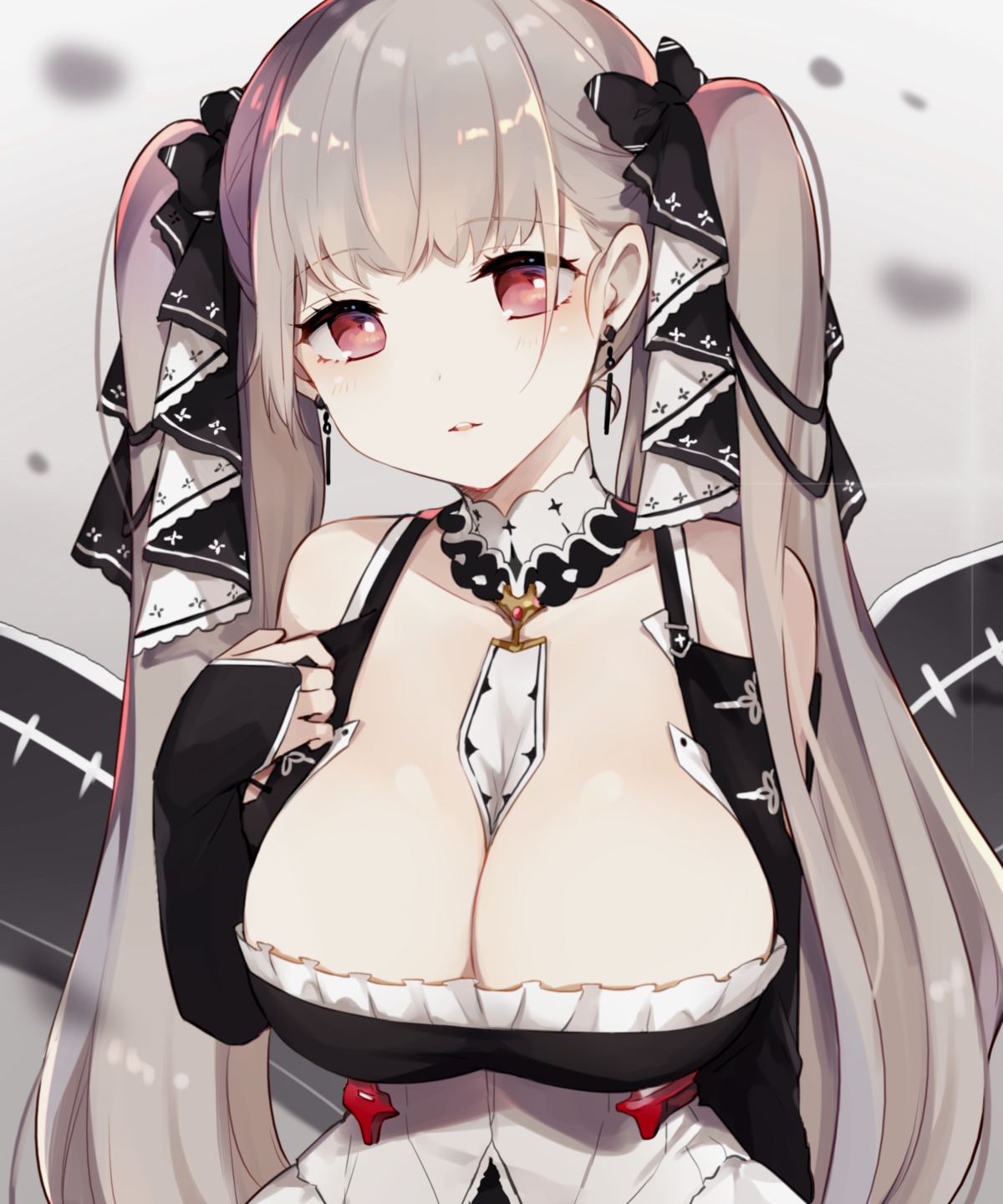 azur_lane, formidable_(azur_lane), gothic_lolita, leafwow, lolita_fashion, no_bra
