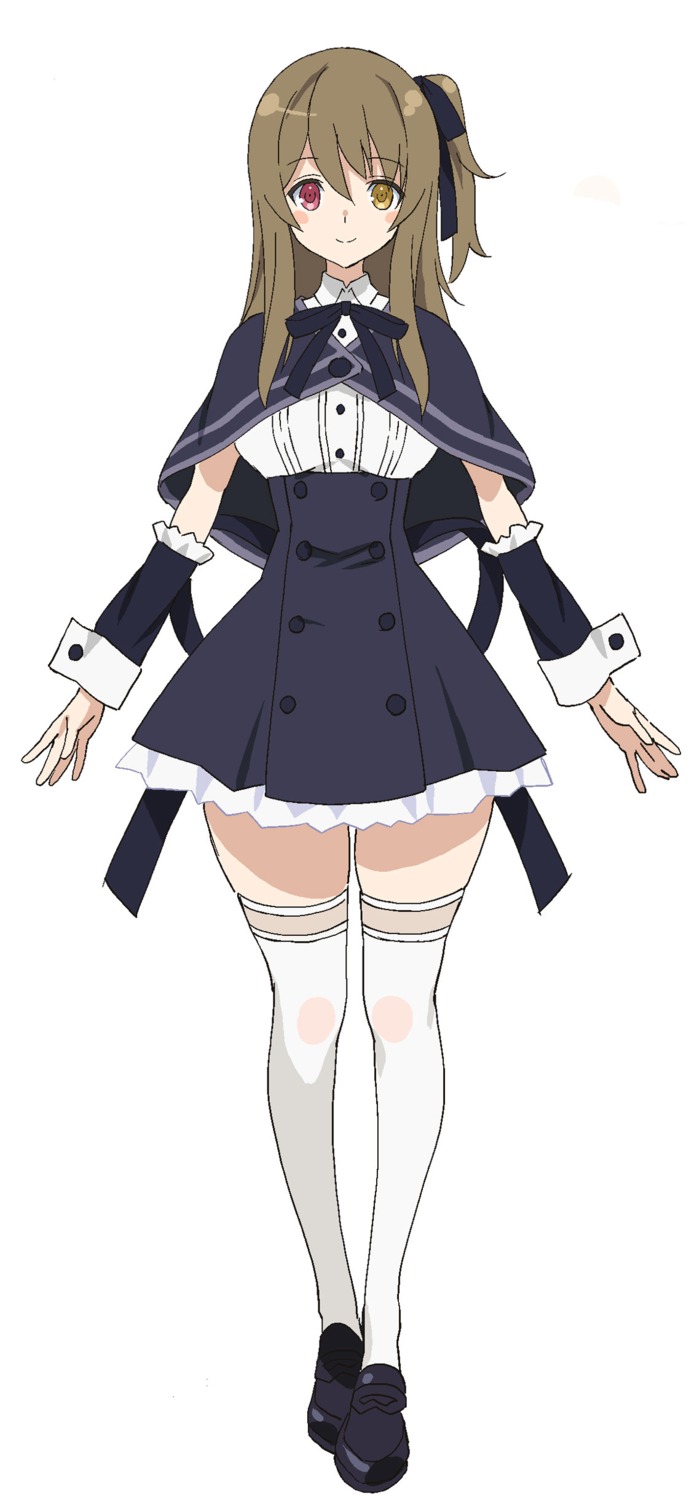 assault_lily, assault_lily_bouquet, heterochromia, kuo_shenlin, seifuku, tagme, thighhighs