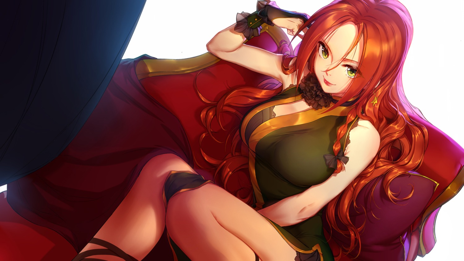 bra, chinadress, hong_meiling, touhou, wukloo