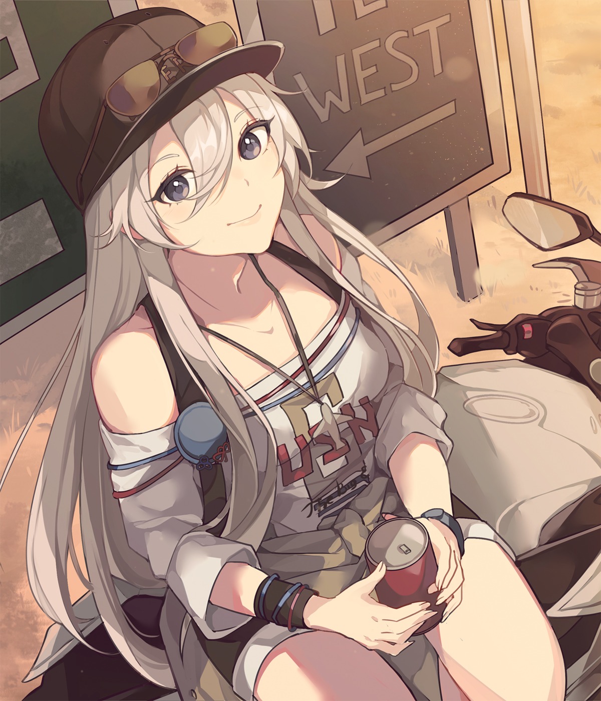 azur_lane, enterprise_(azur_lane), megane, saibe