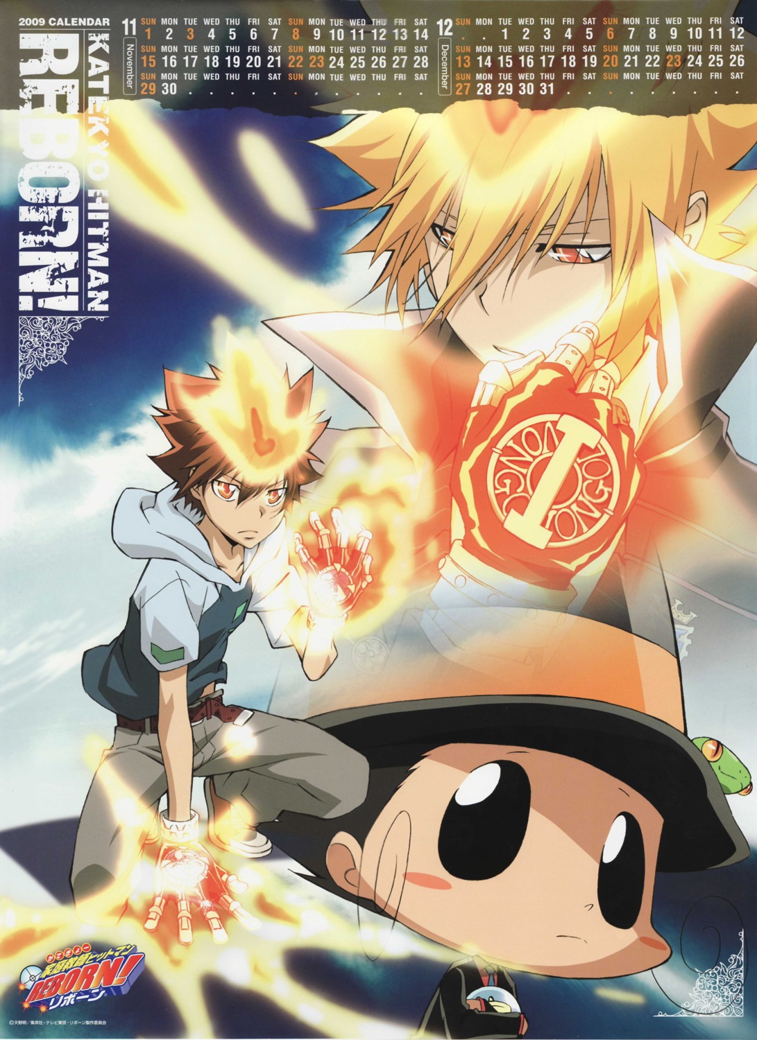 calendar, giotto, katekyo_hitman_reborn!, male, reborn, sawada_tsunayoshi