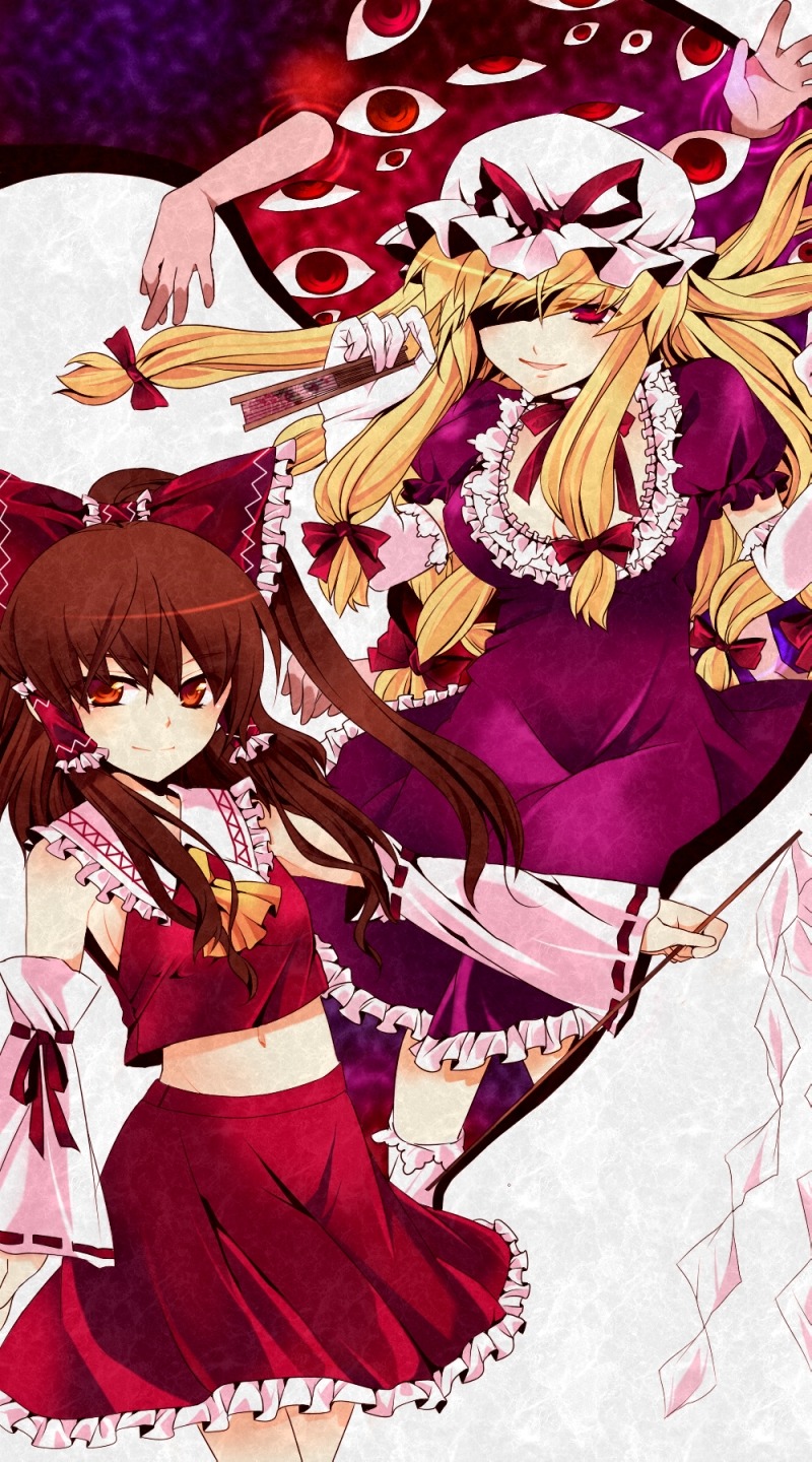hakurei_reimu, n-mix, touhou, yakumo_yukari