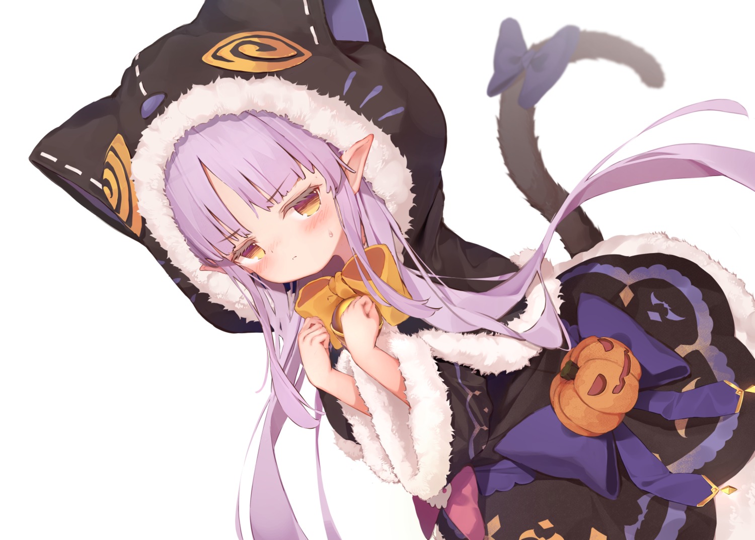 animal_ears, dolphro-kun, halloween, hikawa_kyouka, nekomimi, pointy_ears, princess_connect!, princess_connect!_re:dive