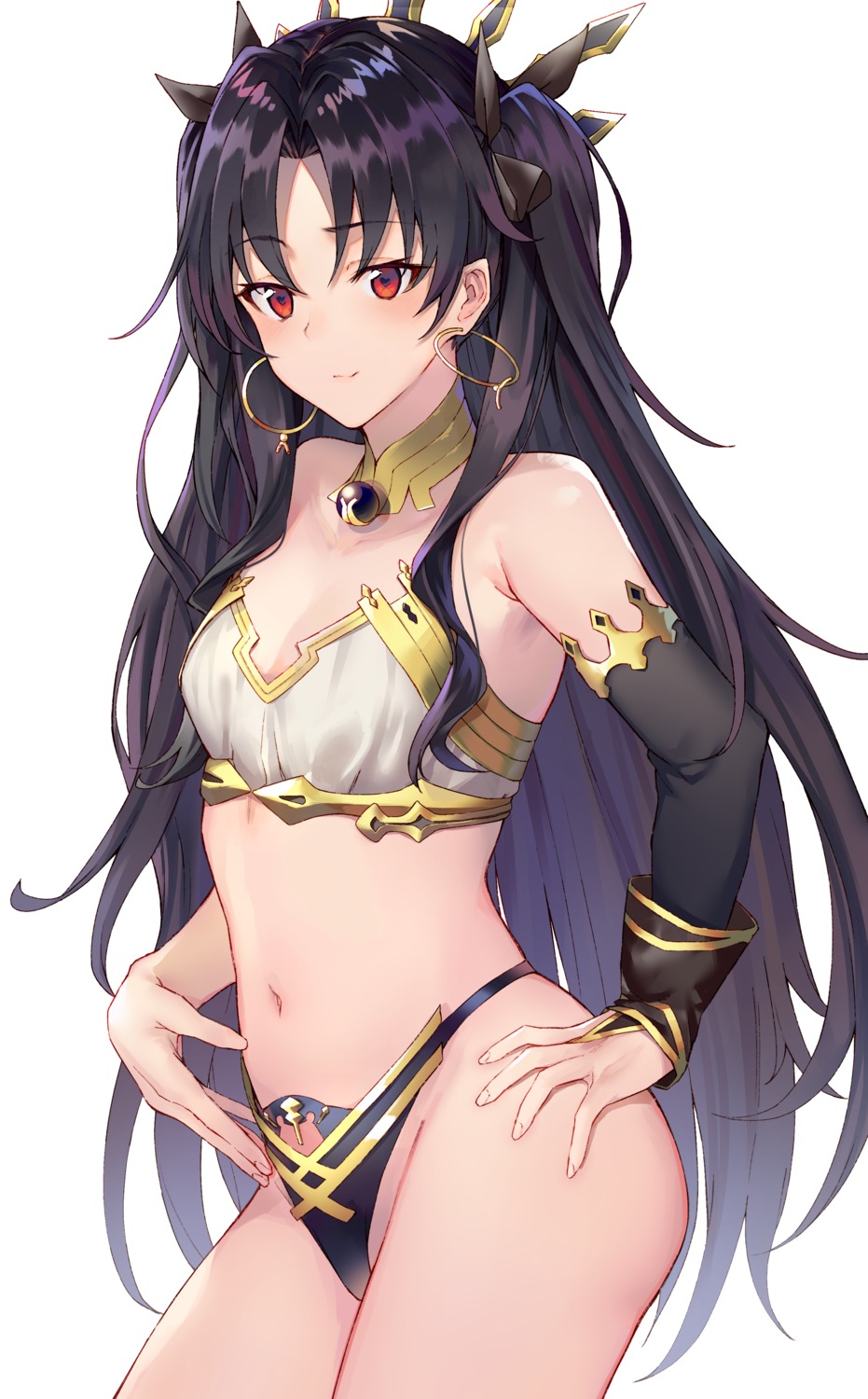 bikini_armor, black_cola, cleavage, fate/grand_order, ishtar_(fate)
