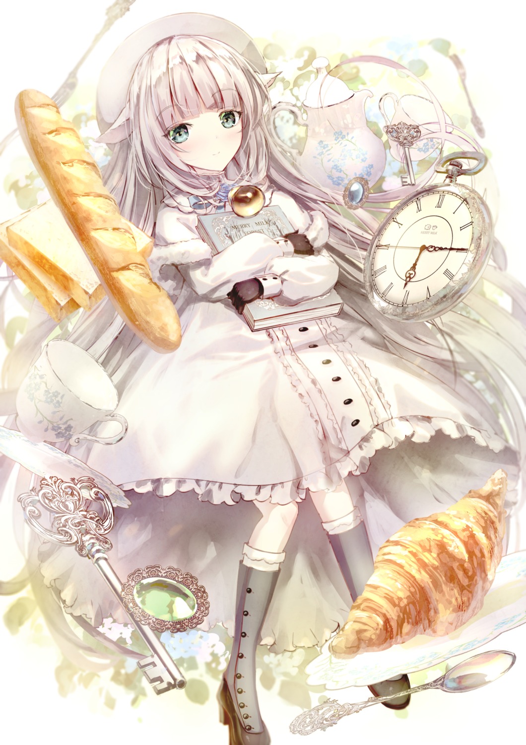 .live, animal_ears, dress, heels, merry_milk, missile228