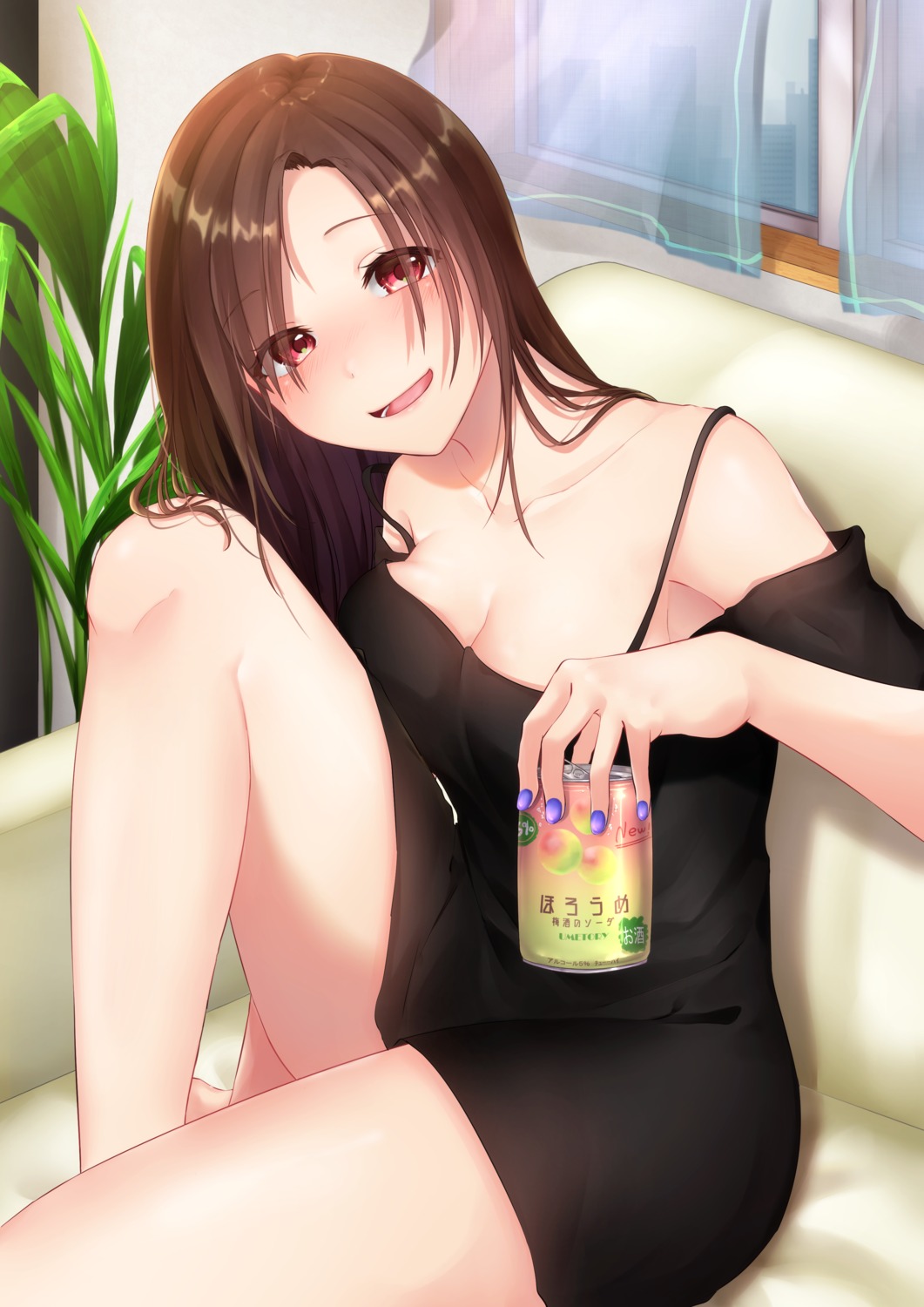 aika_(1019-akari), bra, cleavage, dress