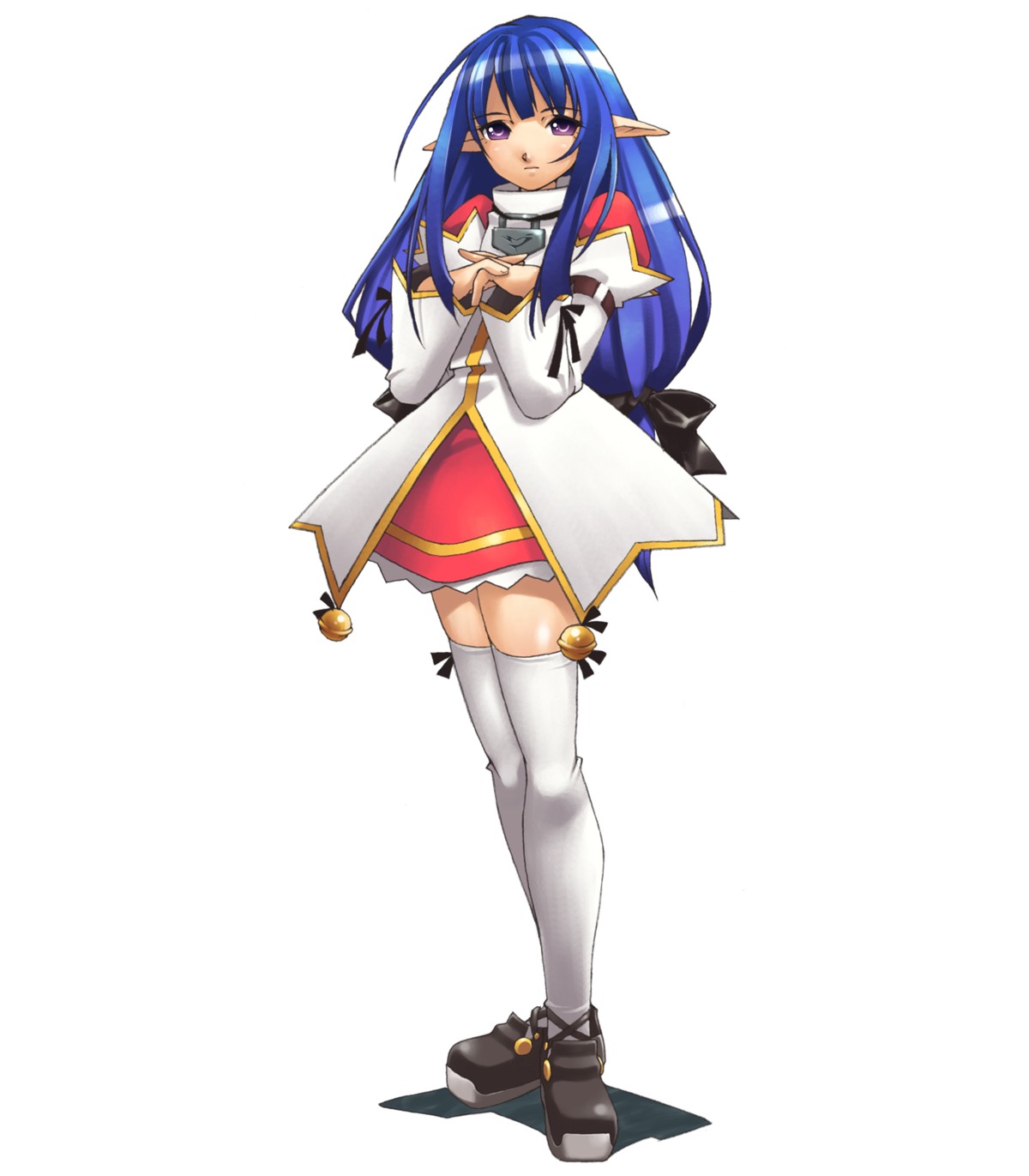elf, gakuen_toshi_vara_noir, hirano_katsuyuki, horn, idea_factory, pointy_ears, seifuku, thighhighs