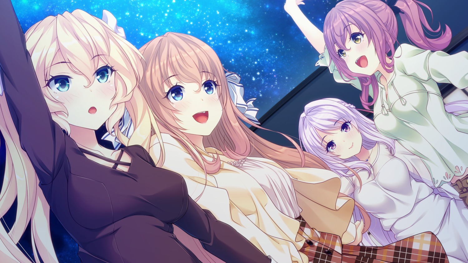 dress, fuyutsuki_kaname, game_cg, kusunoki_hare, minami_mao, morisumi_ichika, see_through, smee, sugar_*_style, taniyama-san