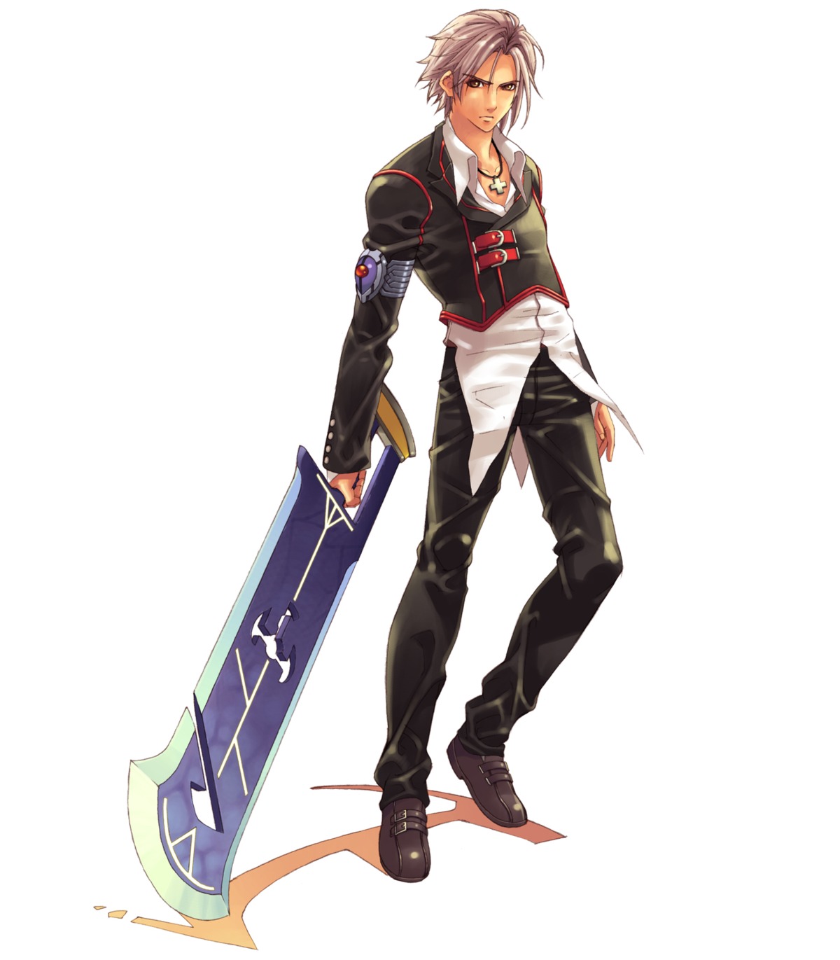 akira_(spectral_souls), hirano_katsuyuki, idea_factory, male, spectral_souls, sword