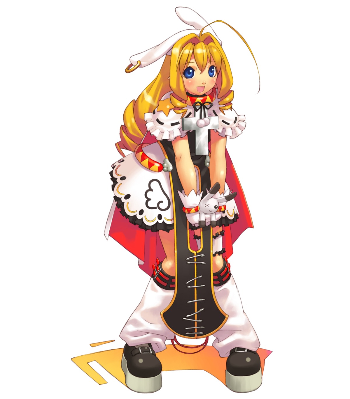 animal_ears, bunny_ears, choco_(spectral_souls), dress, hirano_katsuyuki, lolita_fashion, spectral_souls