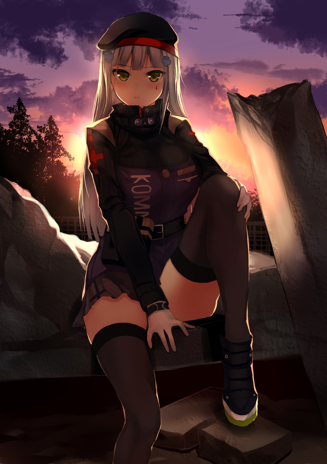 girls_frontline, hk416_(girls_frontline), telru, thighhighs