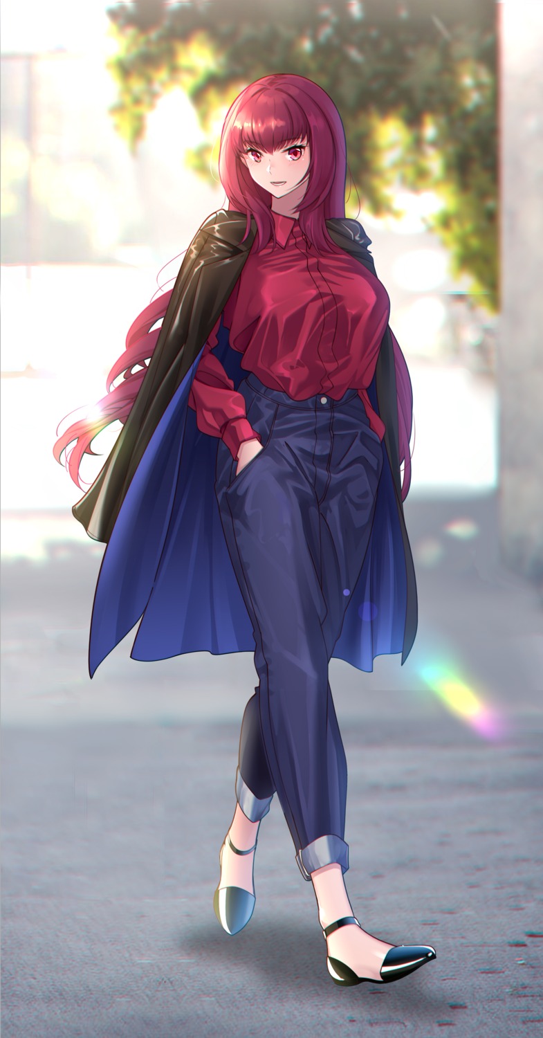 fate/grand_order, scathach_(fate), shijie_jianfa