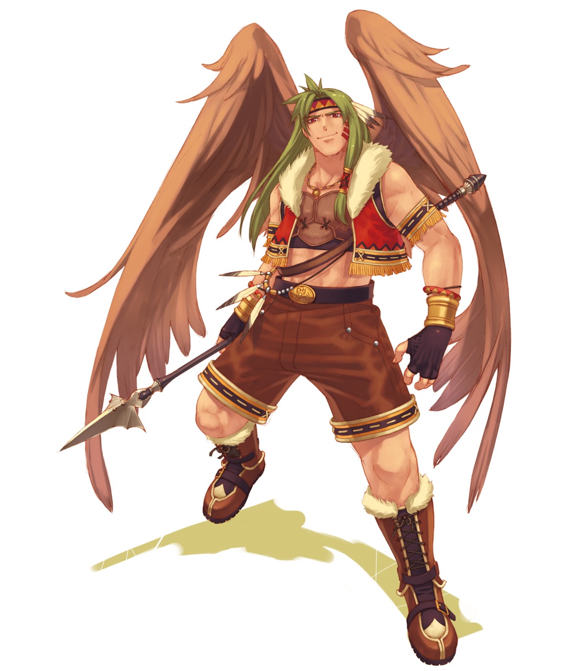 hirano_katsuyuki, kurt, male, spectral_souls, spectral_souls_ii, sword, wings