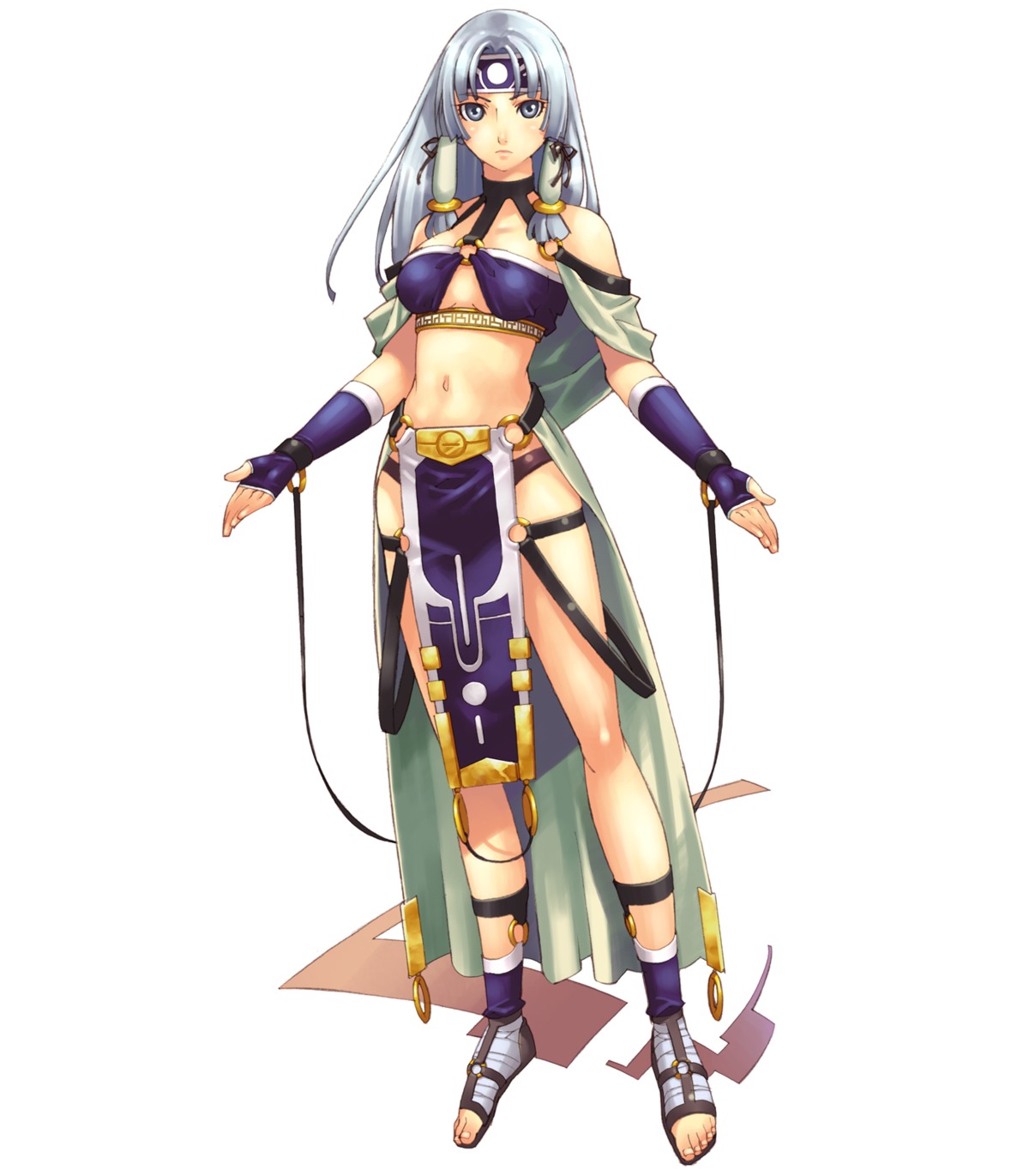 cleavage, feet, hirano_katsuyuki, lu_fey, pantsu, spectral_souls