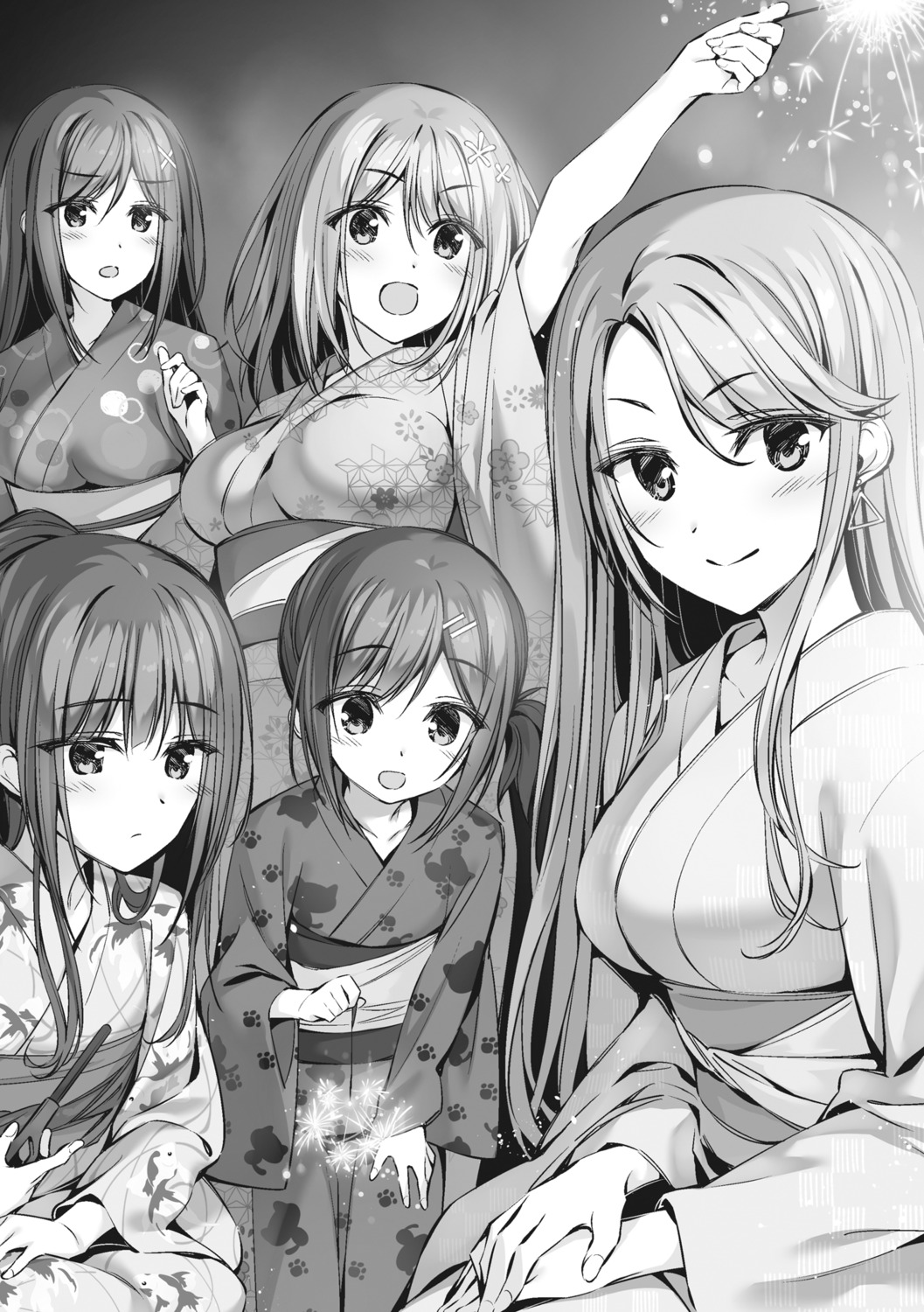amanashi_nui, boku_no_kanojo_sensei, jinsho_karen, keimi_shiya, monochrome, oryou, saigi_miharu, shinju_muku