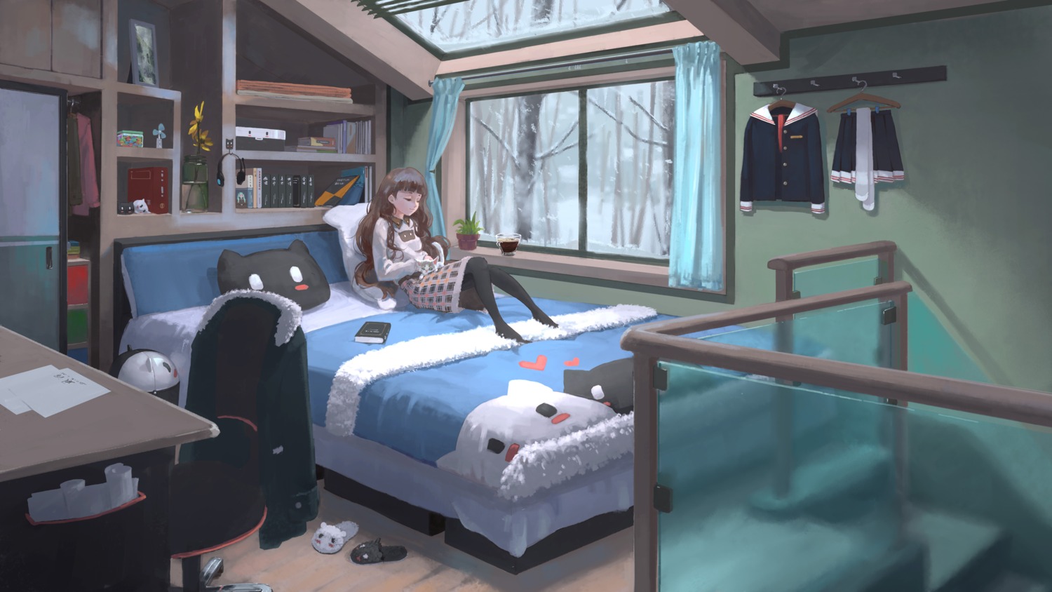 landscape, neko, pantyhose, xiaobanbei_milk