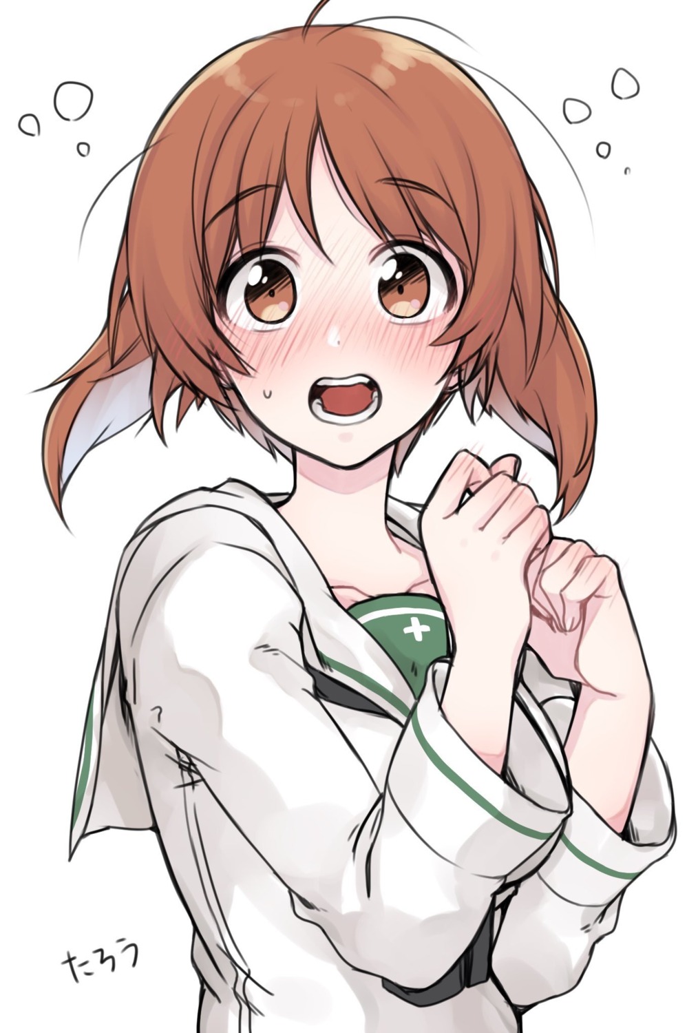 girls_und_panzer, komekueyo, nishizumi_miho, seifuku