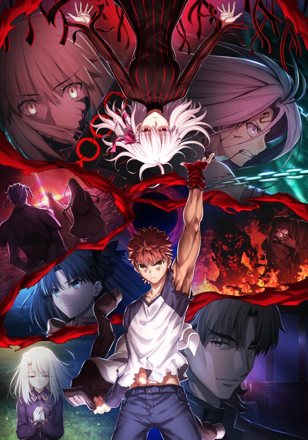 artoria_pendragon_(fate), artoria_pendragon_alter_(fate), blood, dark_sakura, dress, emiya_shirou, fate/stay_night, heracles_(fate)