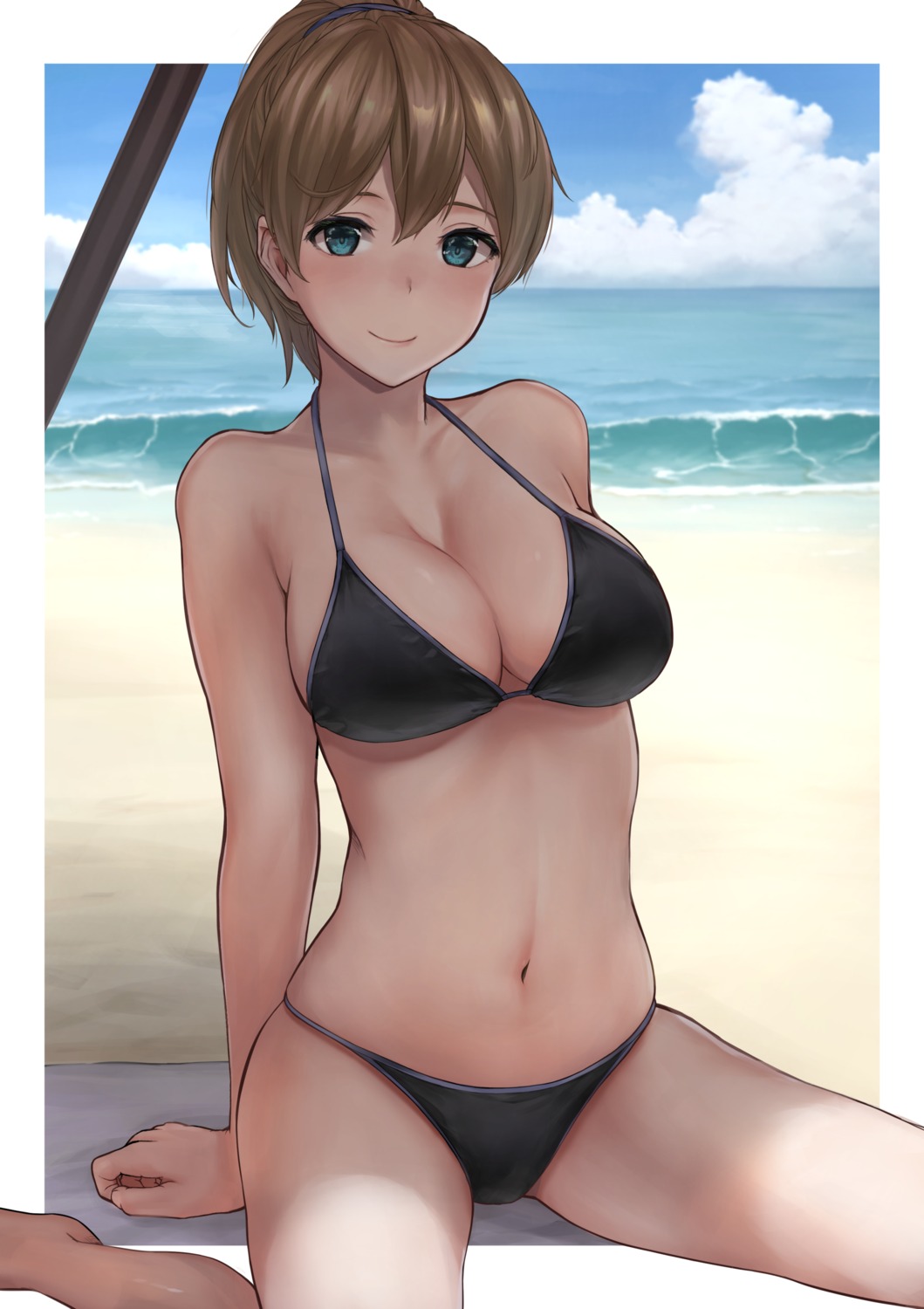 bikini, cleavage, enri, intrepid_(kancolle), kantai_collection, swimsuits