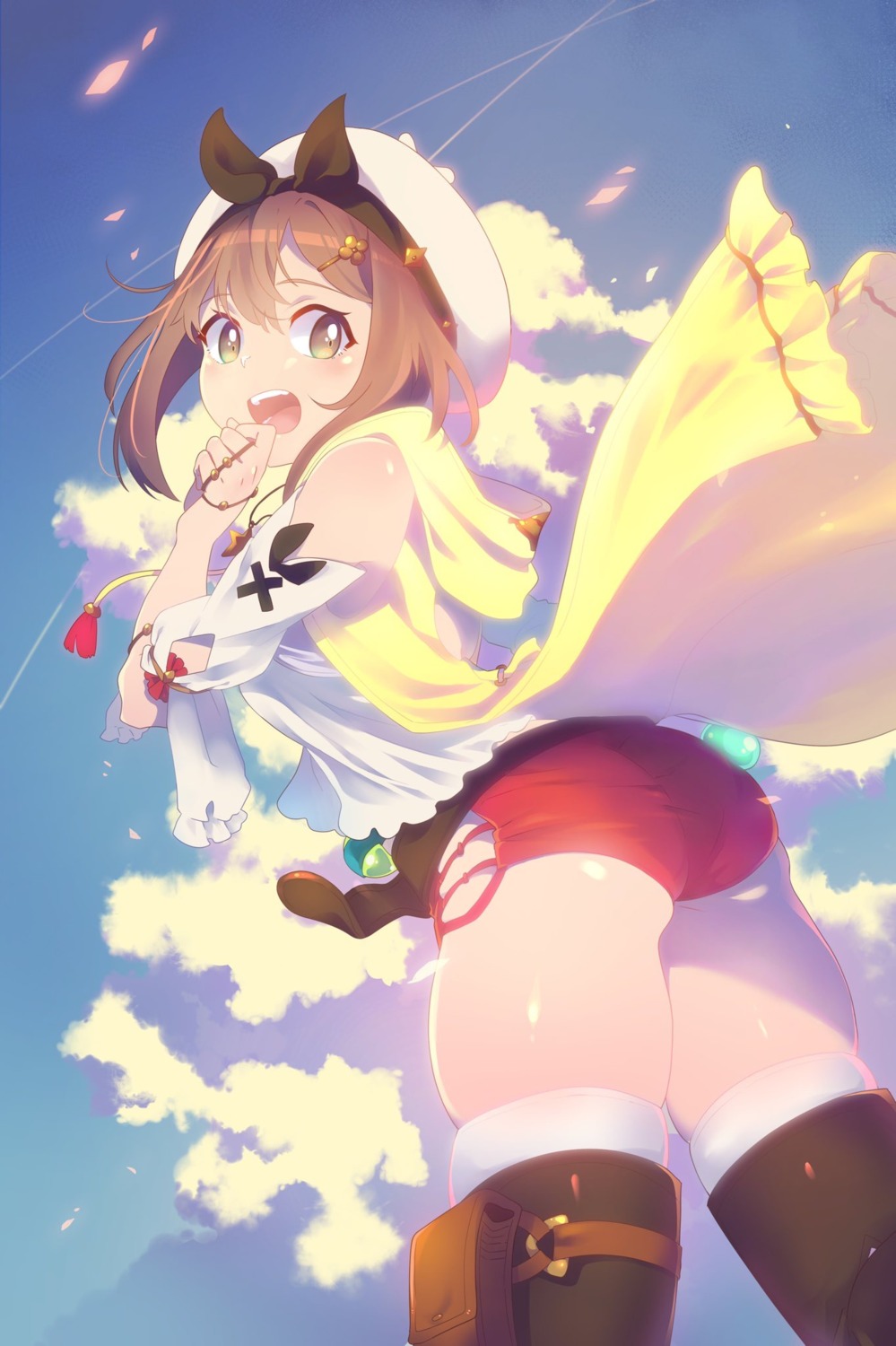 ass, atelier, atelier_ryza, goku-chan, reisalin_stout, thighhighs