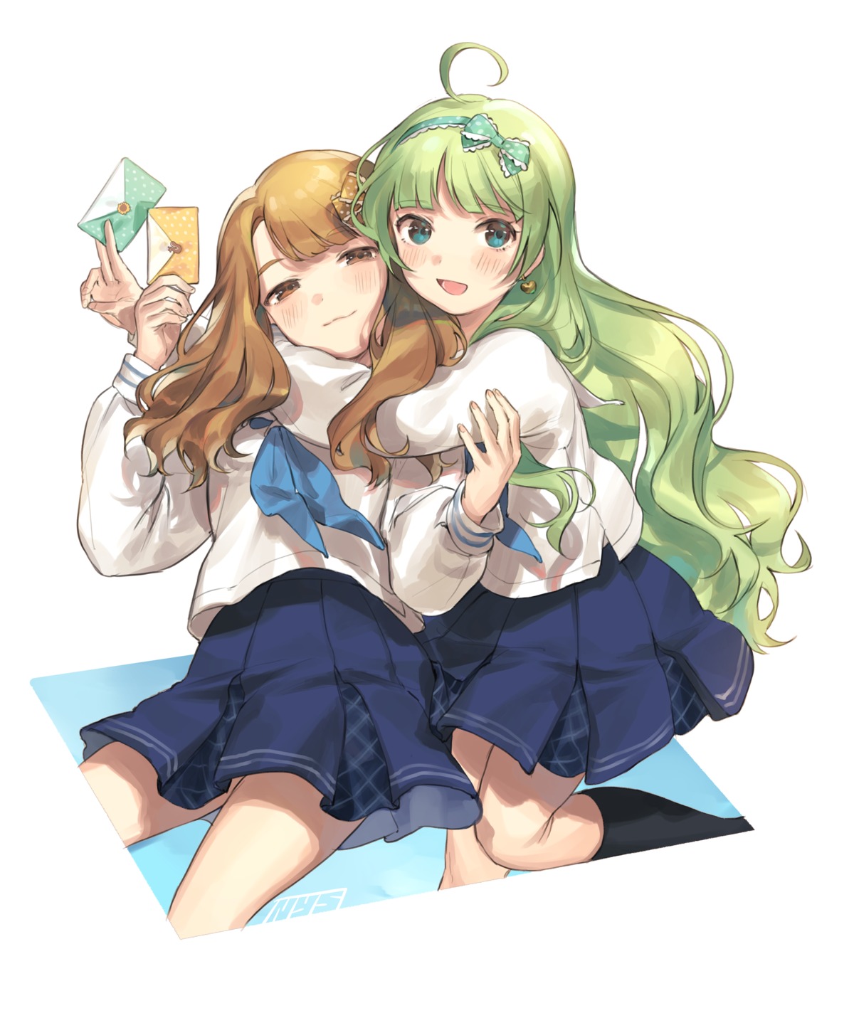 miyao_miya, nys, seifuku, shimabara_elena, the_idolm@ster, the_idolm@ster_million_live!